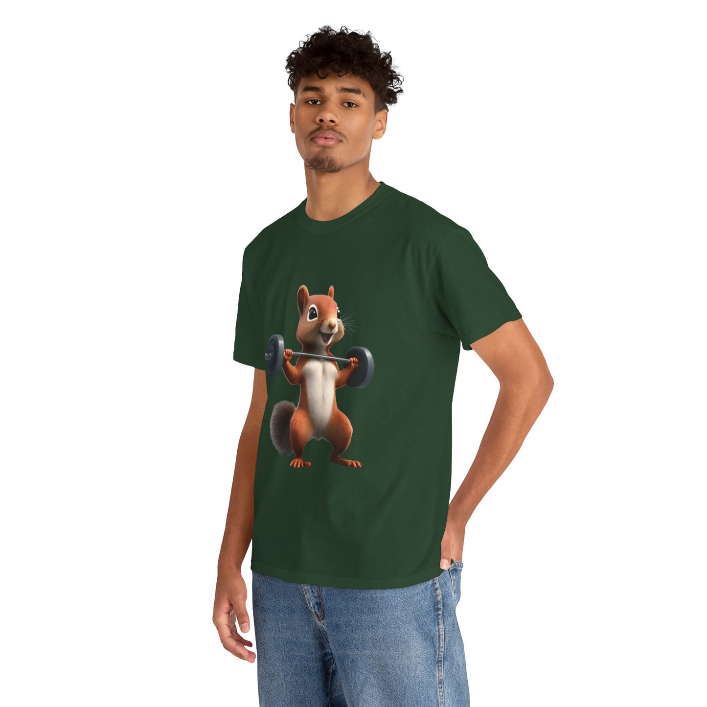 Squirrel Weightlifting Vintage Gym Shirt - Flashlander Graphic Tee