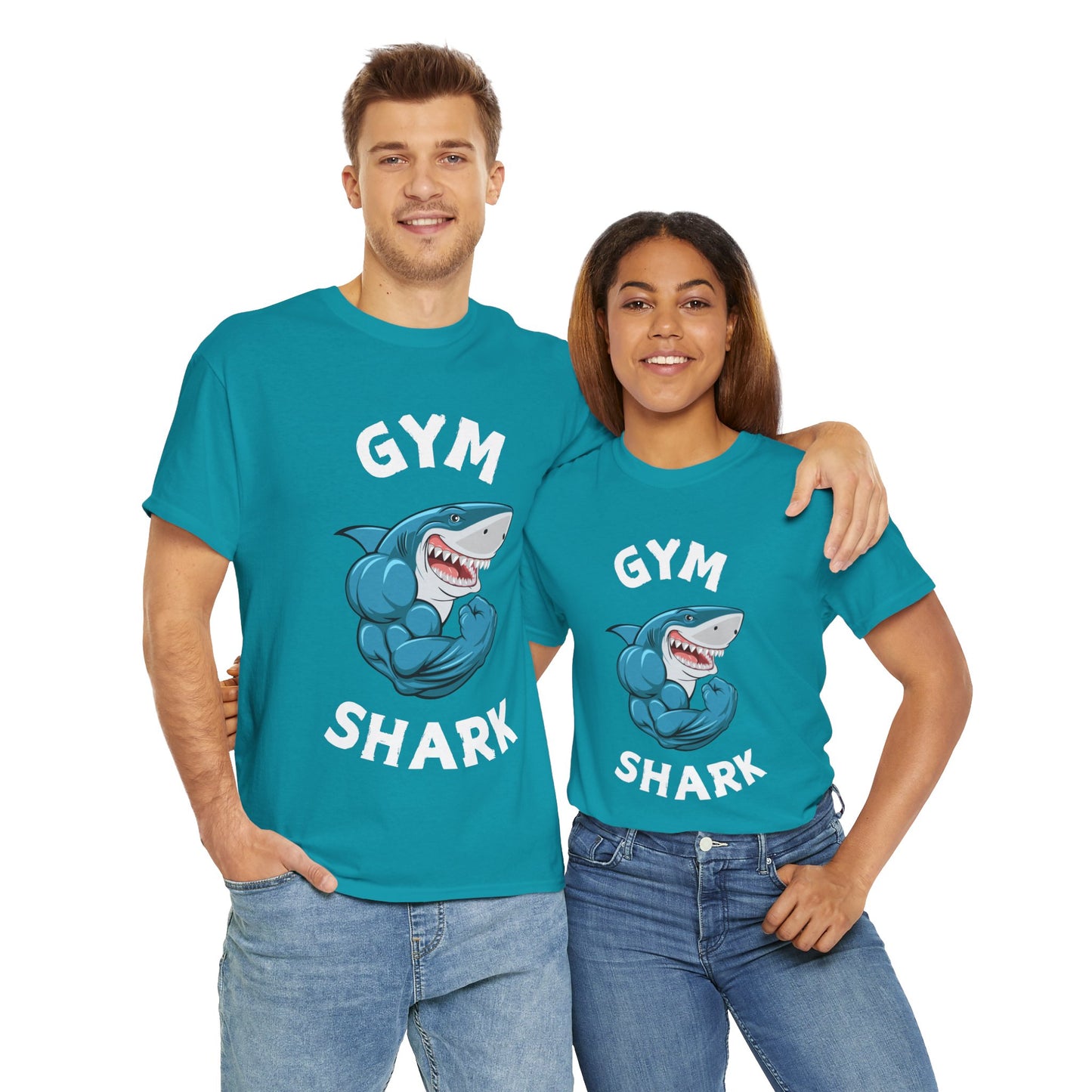 Muscle Gym Shark Bodybuilder Shirt - Flashlander