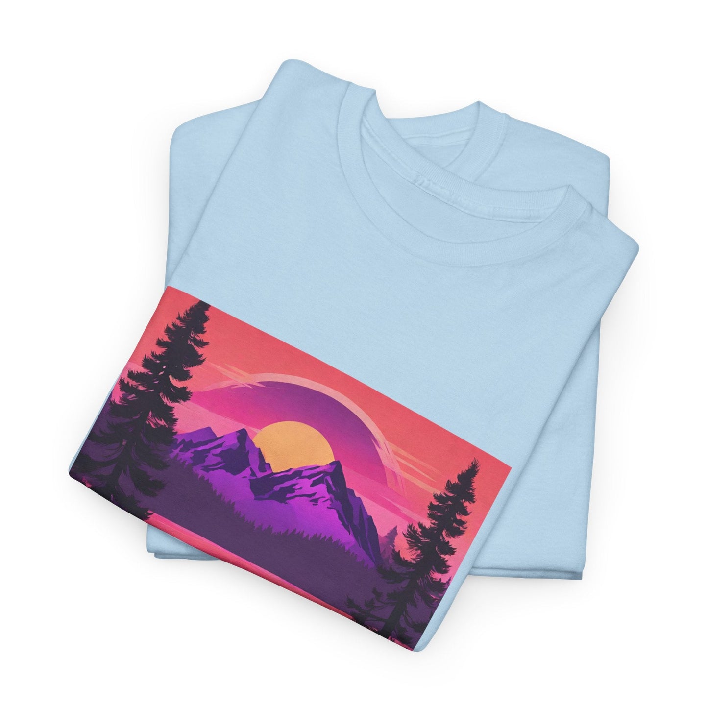 T-shirt graphique Bear Majestic Sunset Flashlander