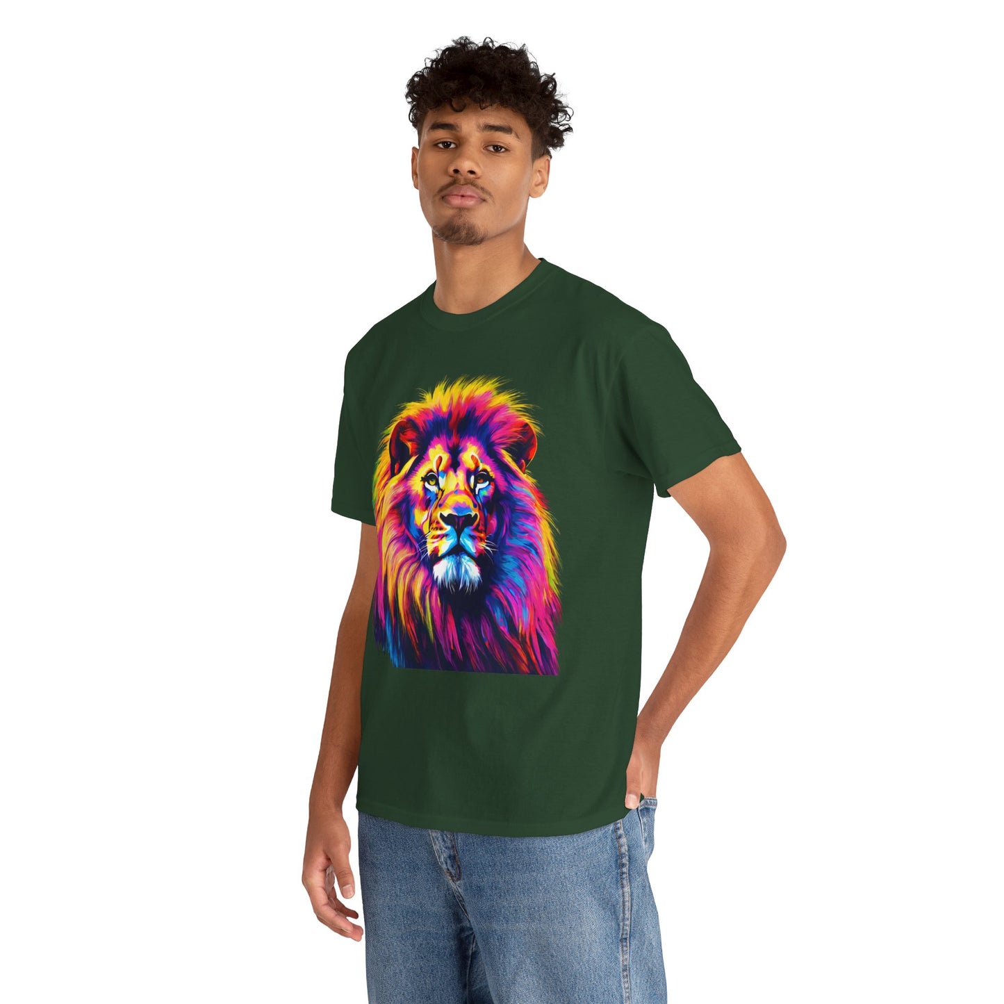 Lion Art Pop T-Shirt Flashlander