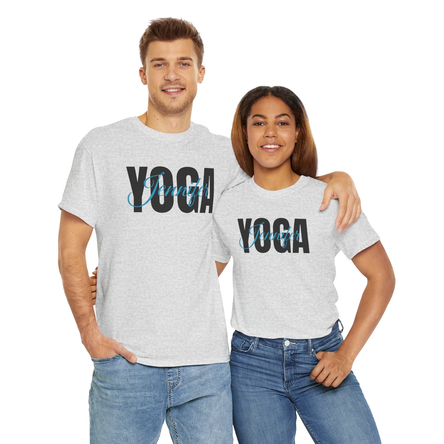 Personalized Yoga Shirt with Custom Name - Flashlander Gym Tee