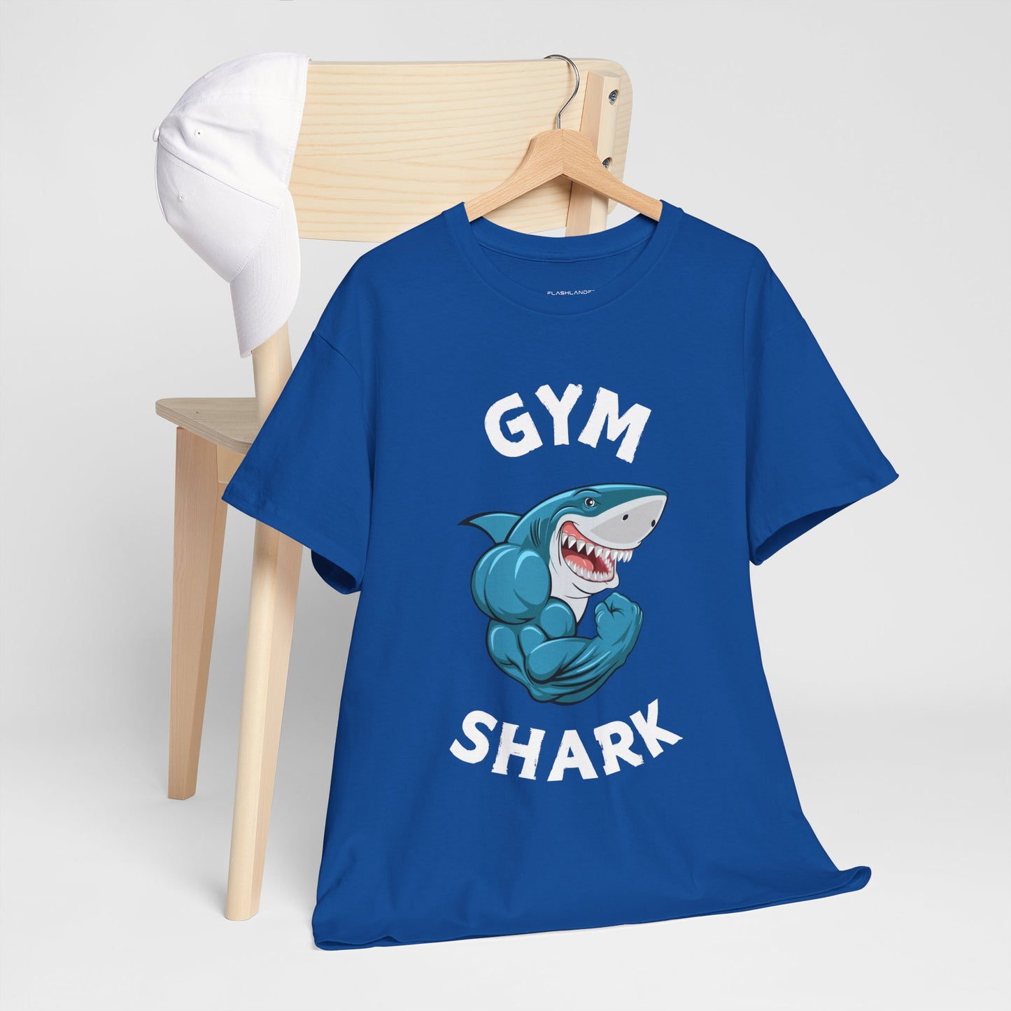 Muscle Gym Shark Bodybuilder Shirt - Flashlander