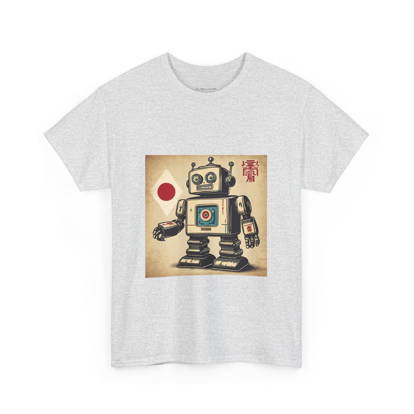 Camiseta deportiva con diseño de robot japonés vintage - Flashlander