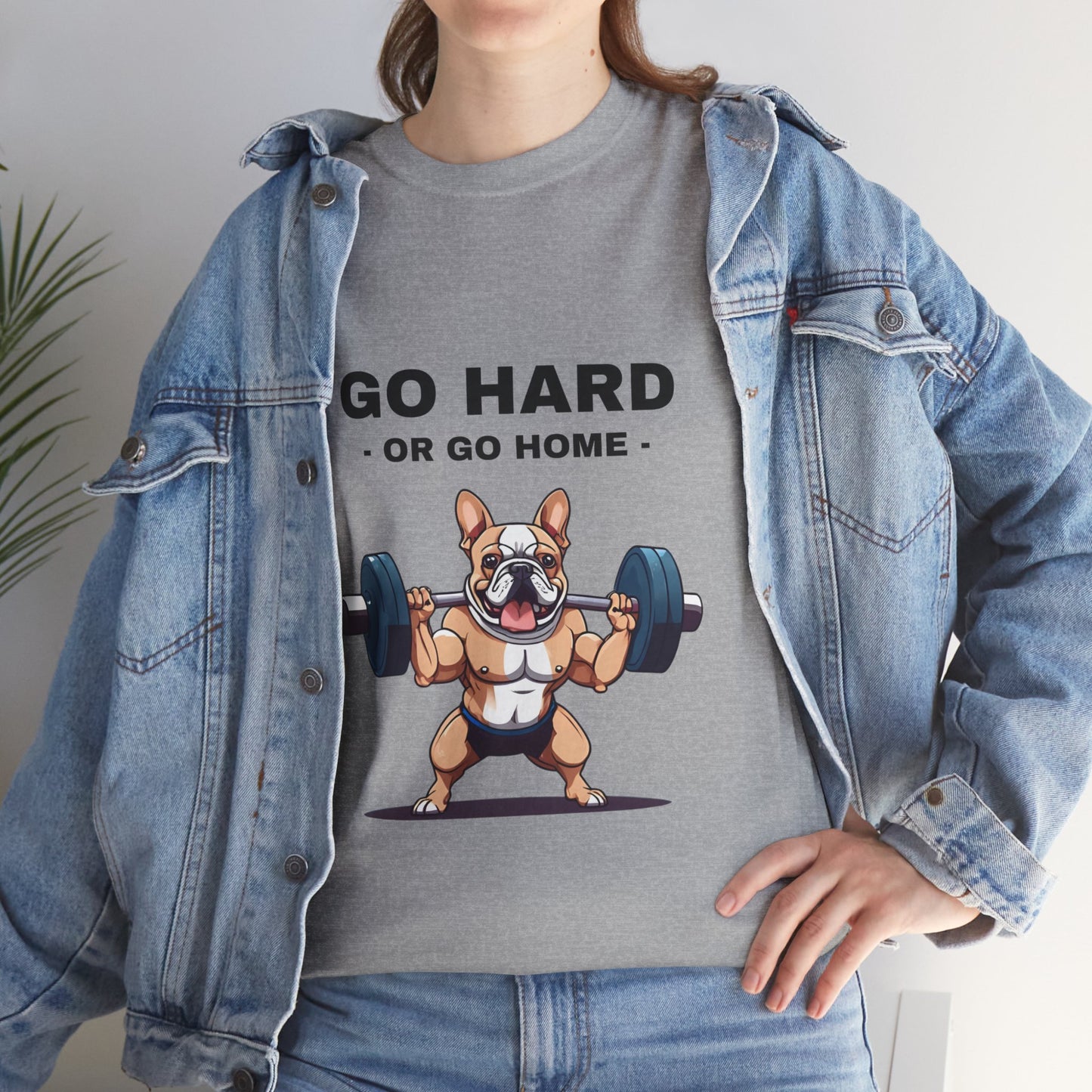 Muscular French Bulldog Dog Bodybuilding  - Flashlander Gym Shirt