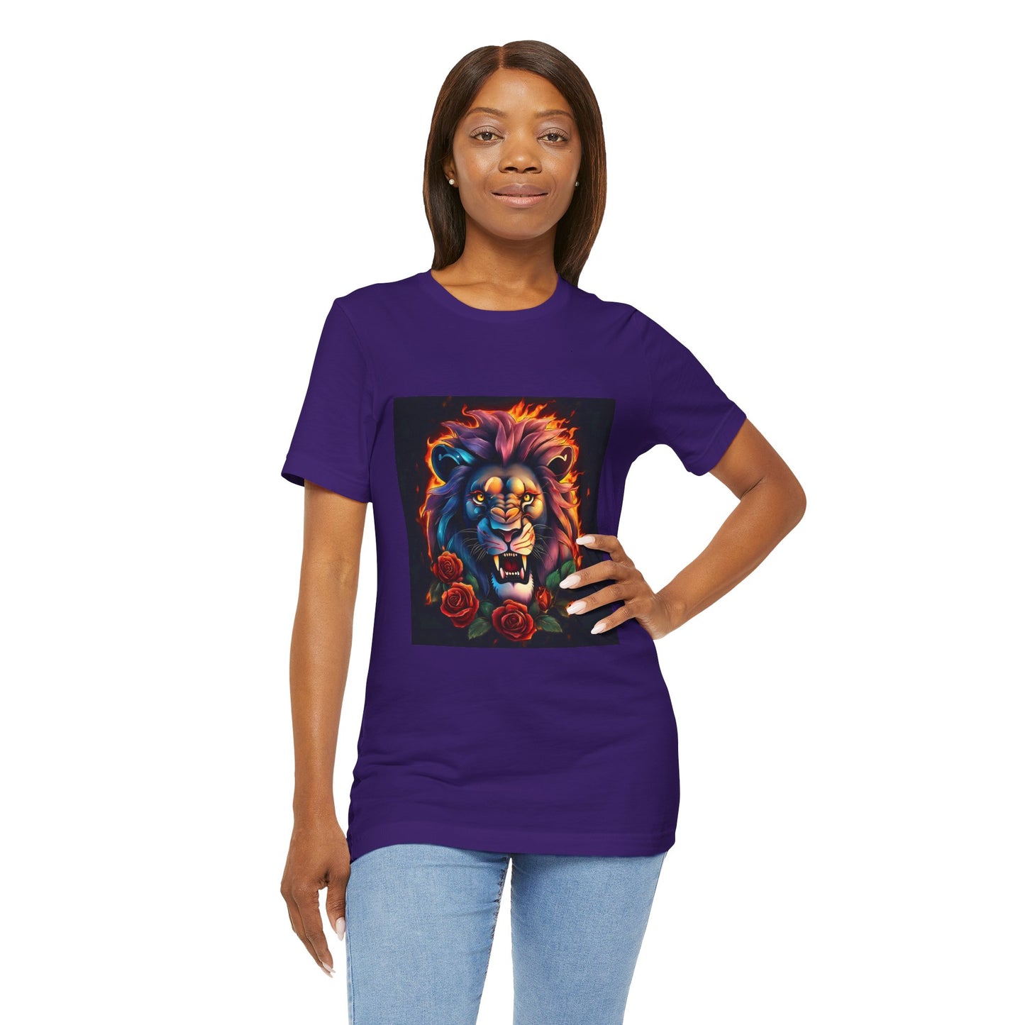 Brave Lion Flames Flashlander Gym Shirt