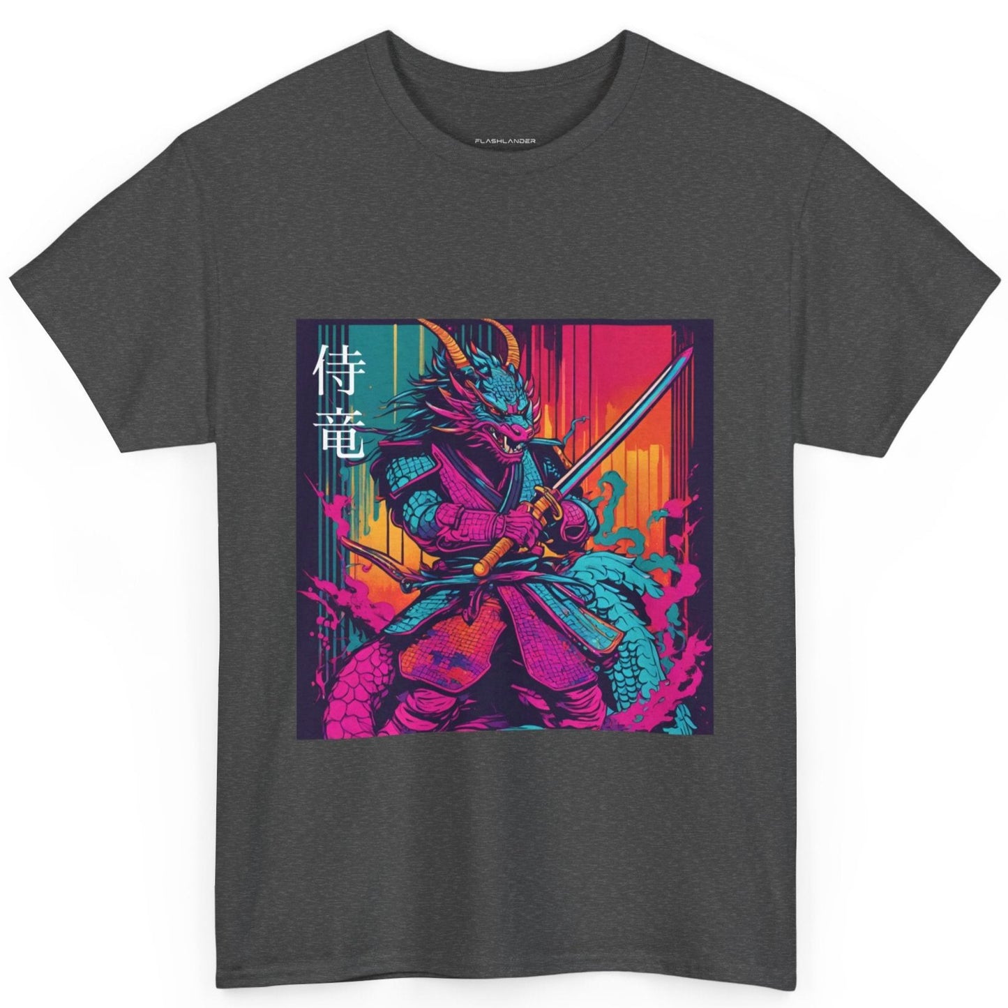 Dragon Samurai Pop Art - Flashlander Gym Shirt