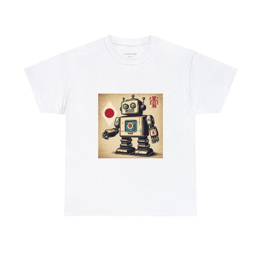 Robot Japanese Vintage Comic Graphic Tee | Japan Retro Poster Souvenir Shirt Unisex Shirt for Men and Women | Souvenir from Japan Unisex Tee Flashlander