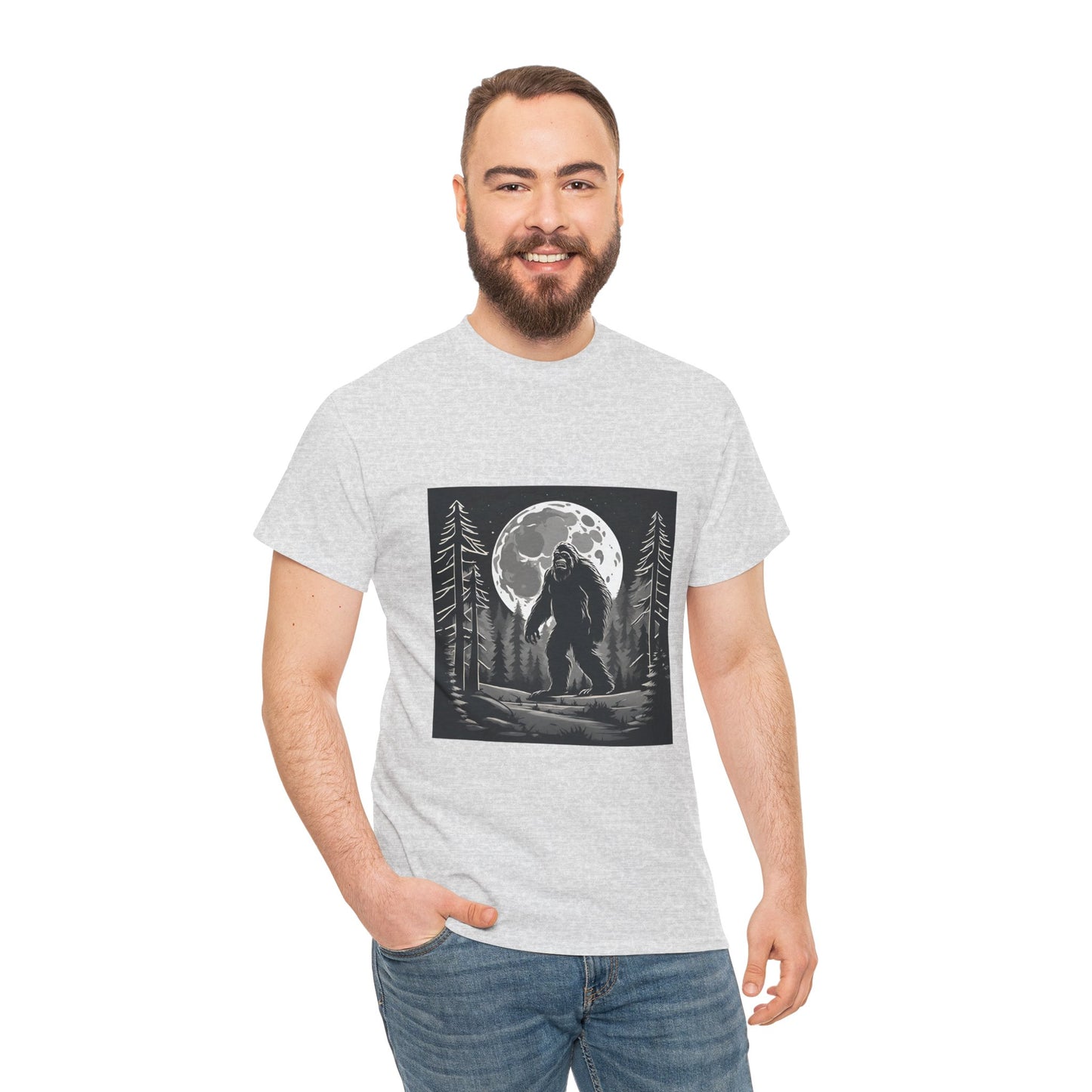 Bigfoot Funny Sasquatch Flashlander Gym Shirt