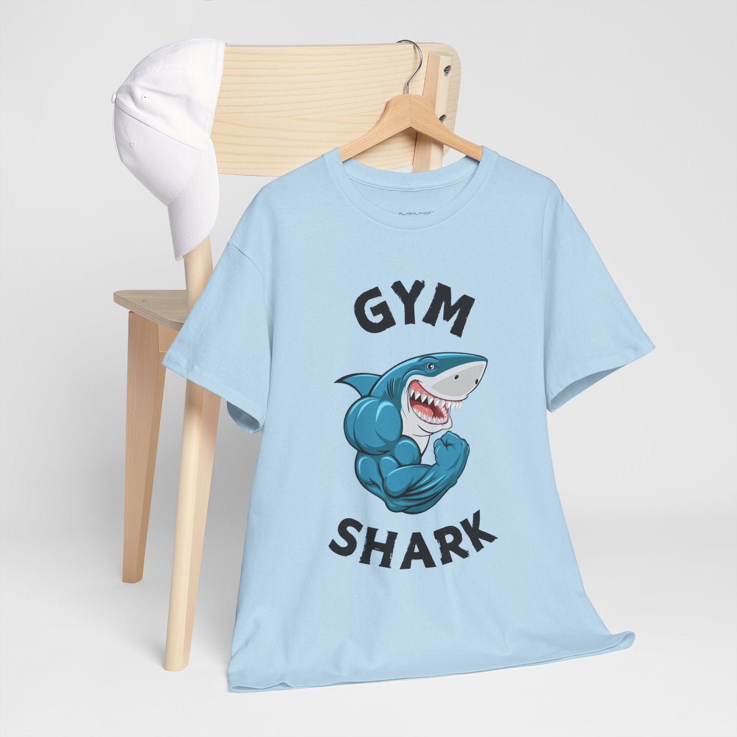 Muscle Gym Shark Bodybuilder Shirt - Flashlander