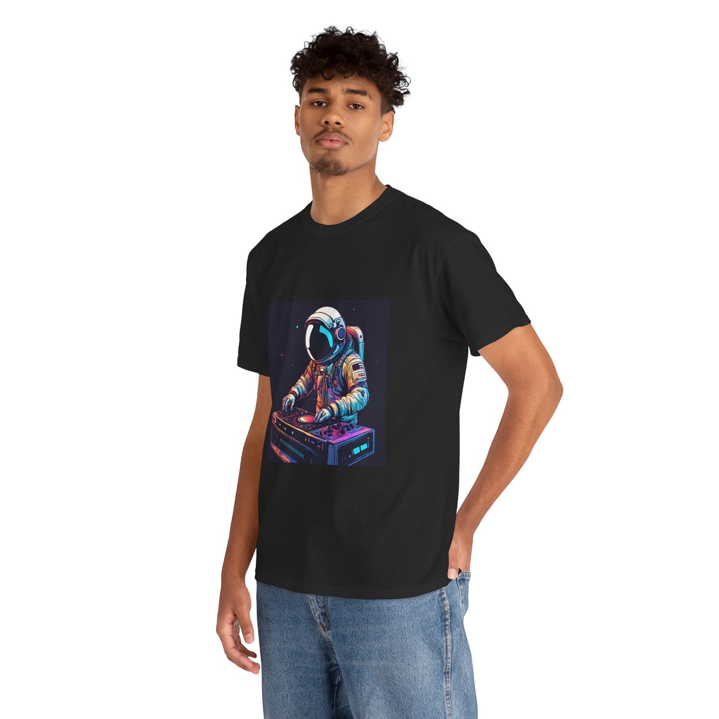 Astronaut Techno DJ Flashlander Gym Shirt