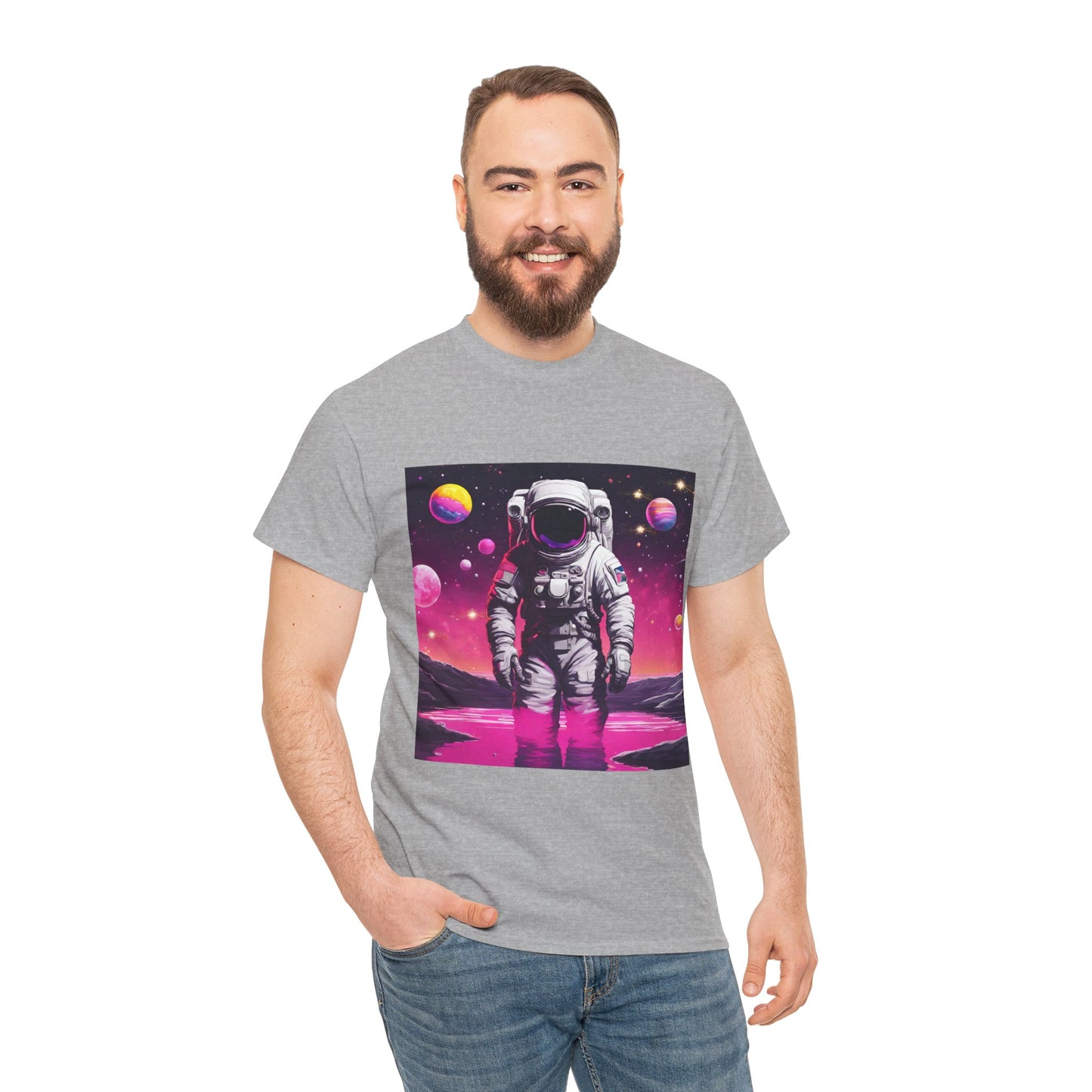 Astronaut Exploring New Worlds Flashlander Gym Shirt