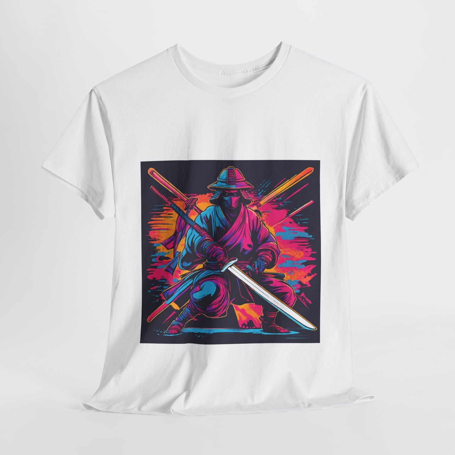 Samurai Warrior Sunset - Flashlander Gym Shirt