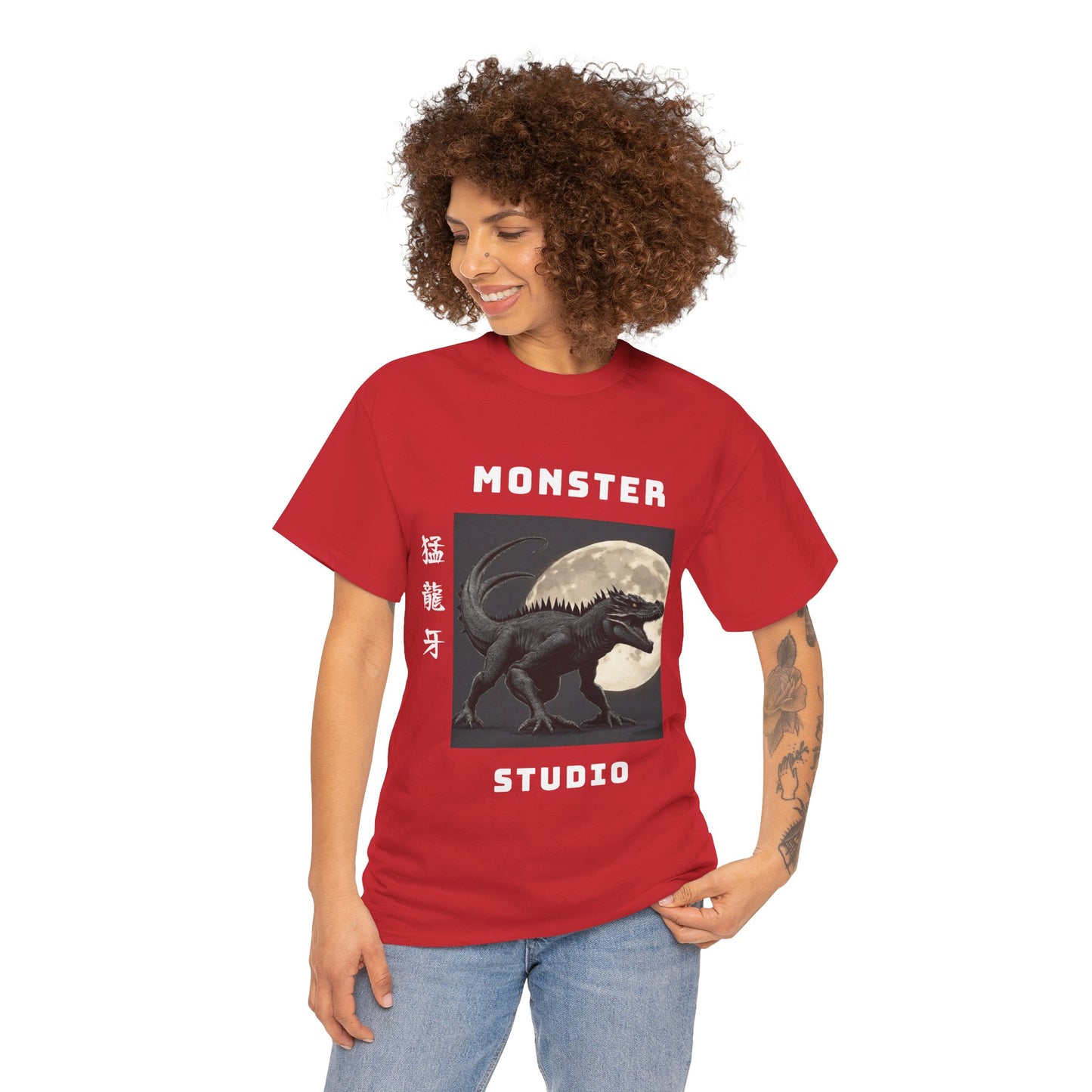 Vintage Monster Studio Japanese Custom Name - Flashlander Gym Shirt