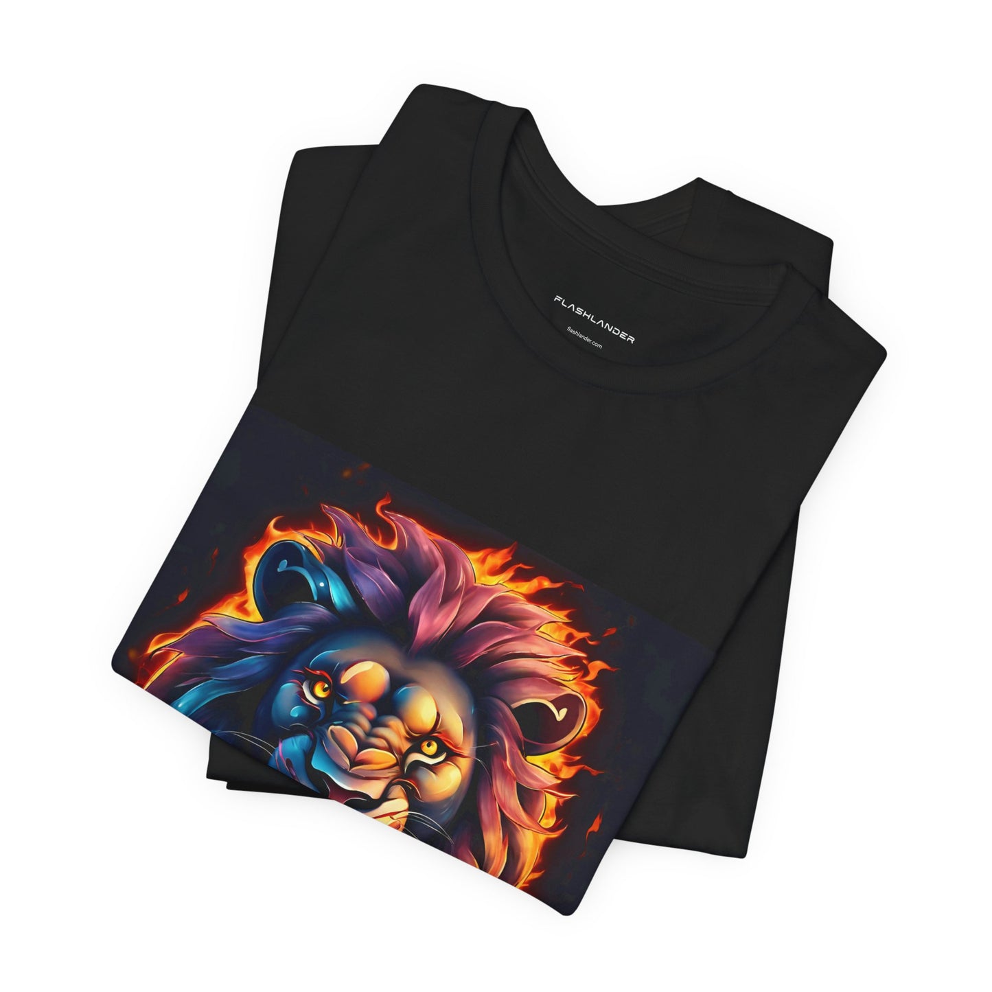 Brave Lion Flames Flashlander Gym Shirt