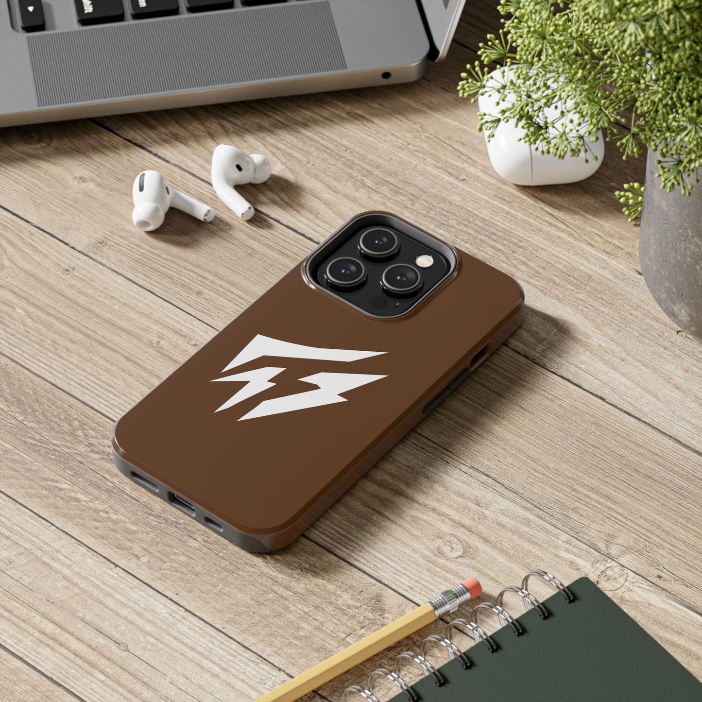 Flashlander Thunders Tough Phone Cases for all Iphone and Samsung Galaxy Brown