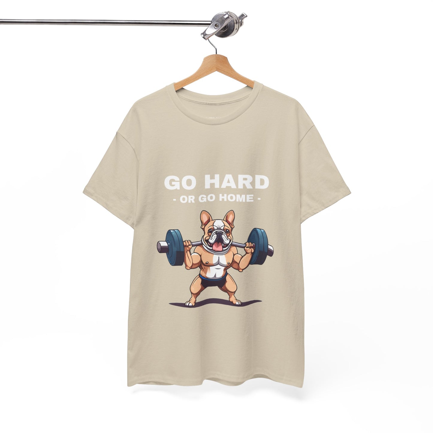 Muscular French Bulldog Dog Bodybuilding  - Flashlander Gym Shirt