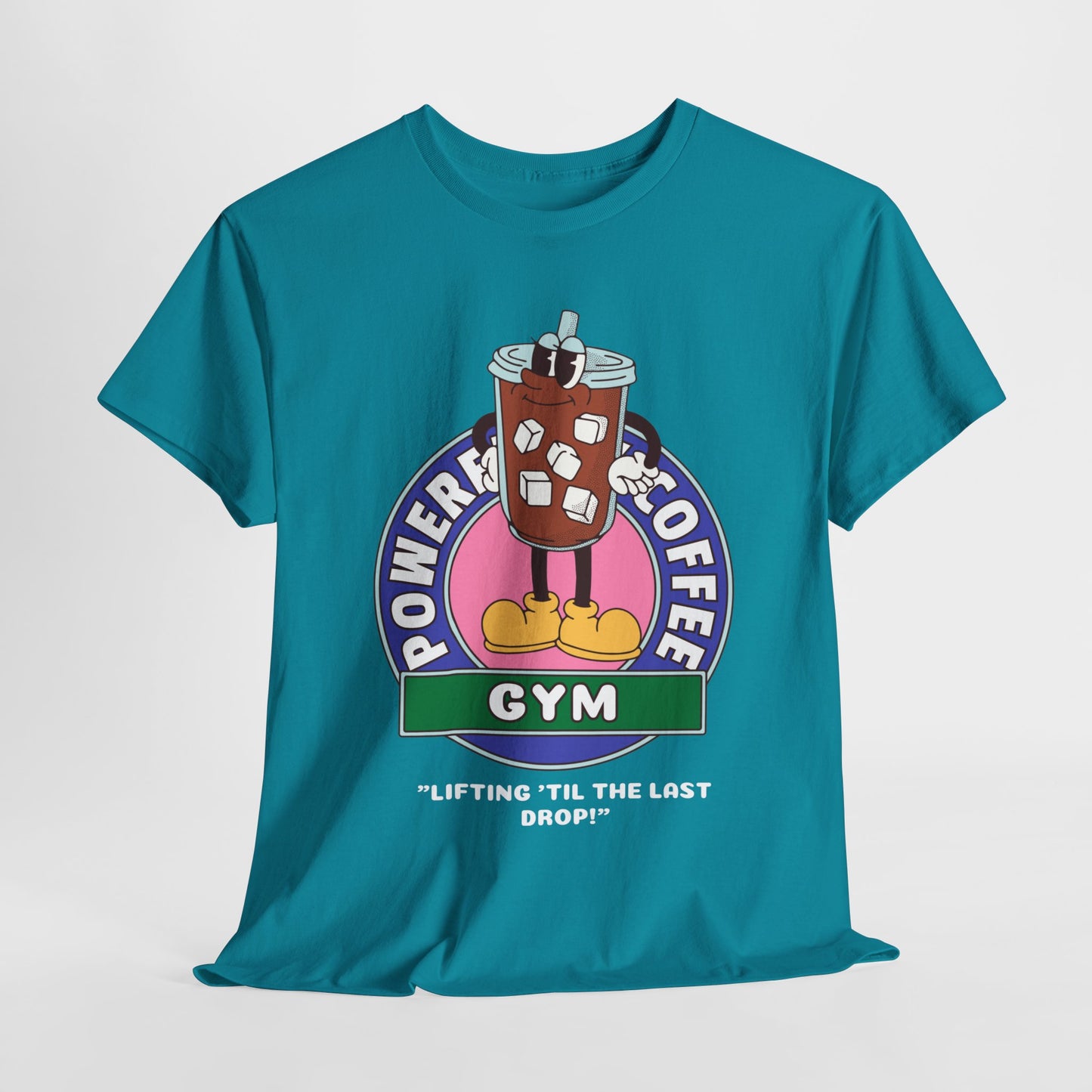 Power By Coffee Lifting 'Til The Last Drop   - Flashlander Gym Shirt