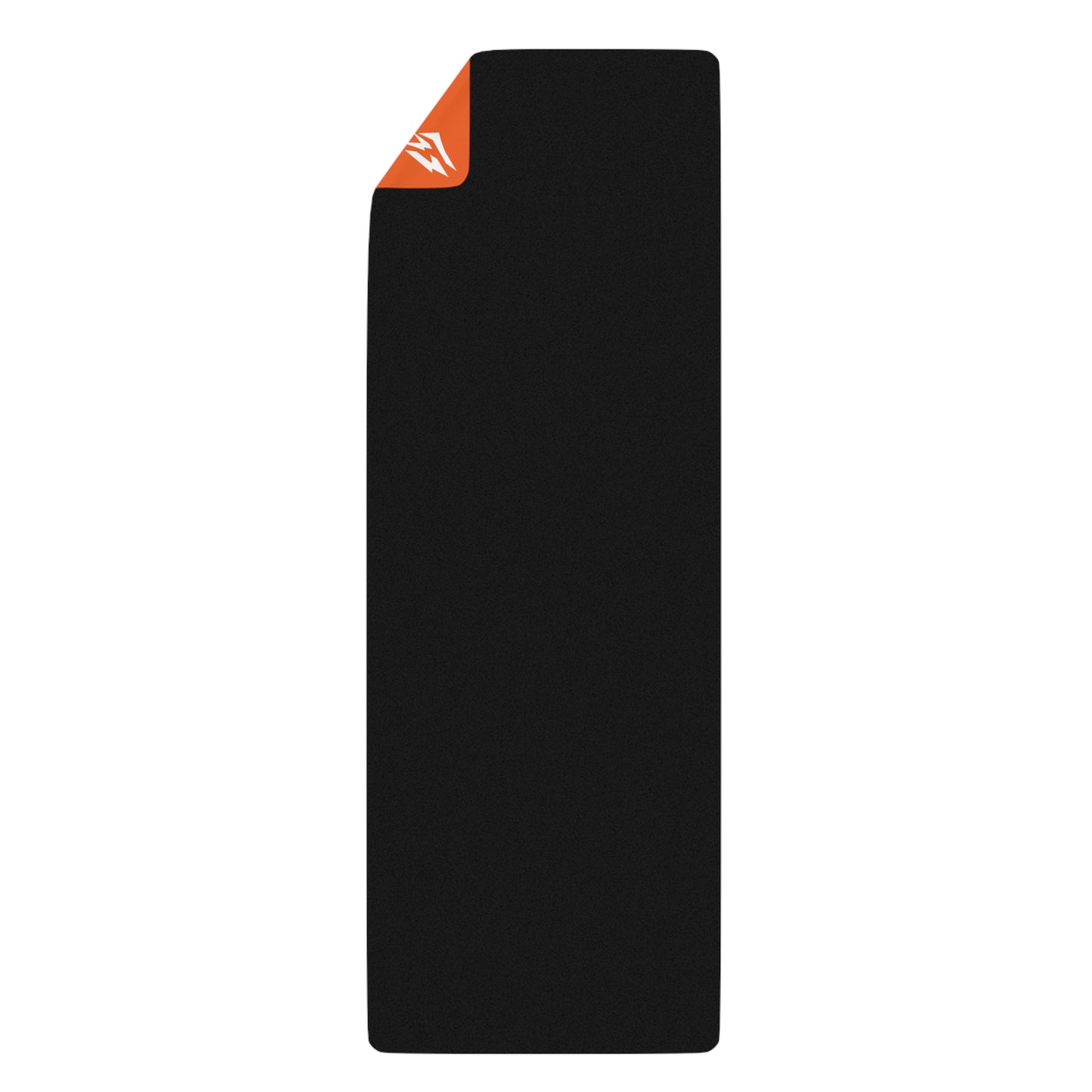 Flashlander Mindfulness Rubber Yoga Mat Orange Custom Personalize