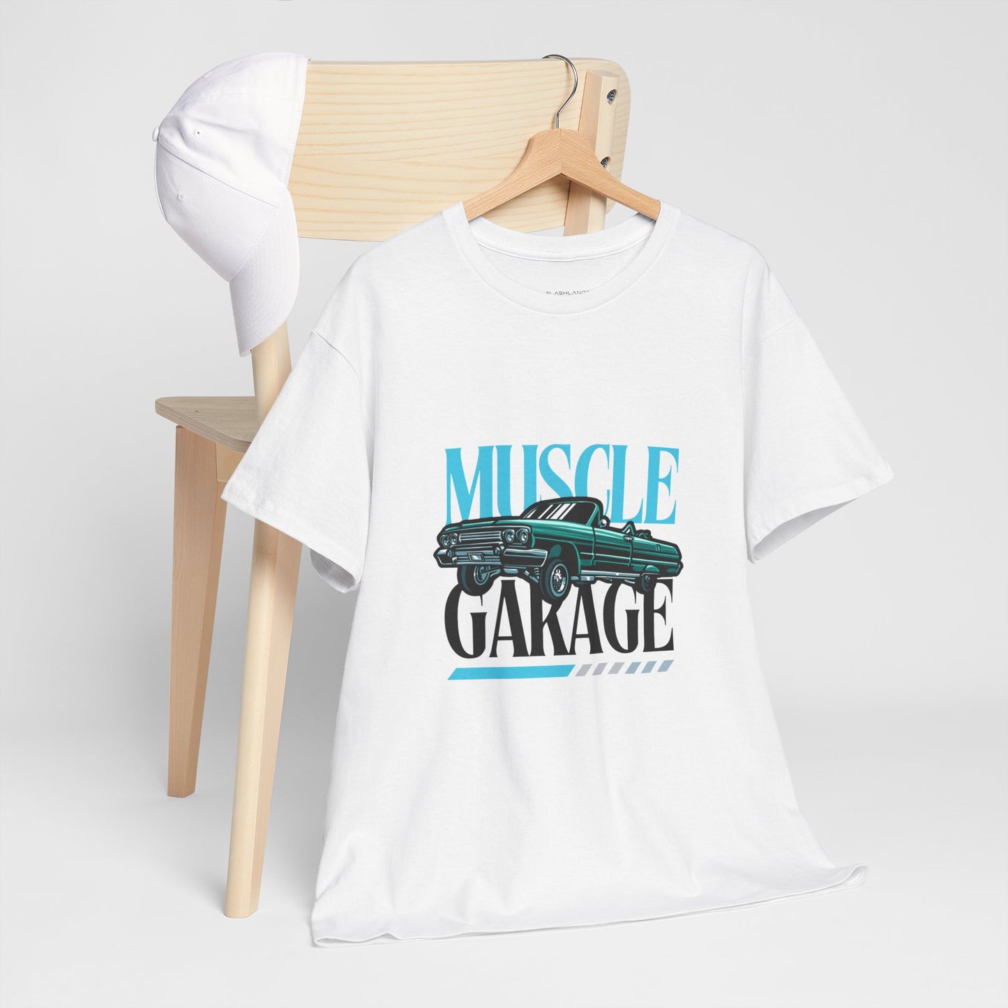 Garage de voitures vintage Muscle - T-shirt de sport Flashlander