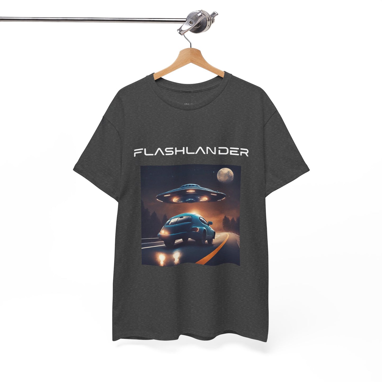 Retro UFO Alien Flashlander Gym Shirt