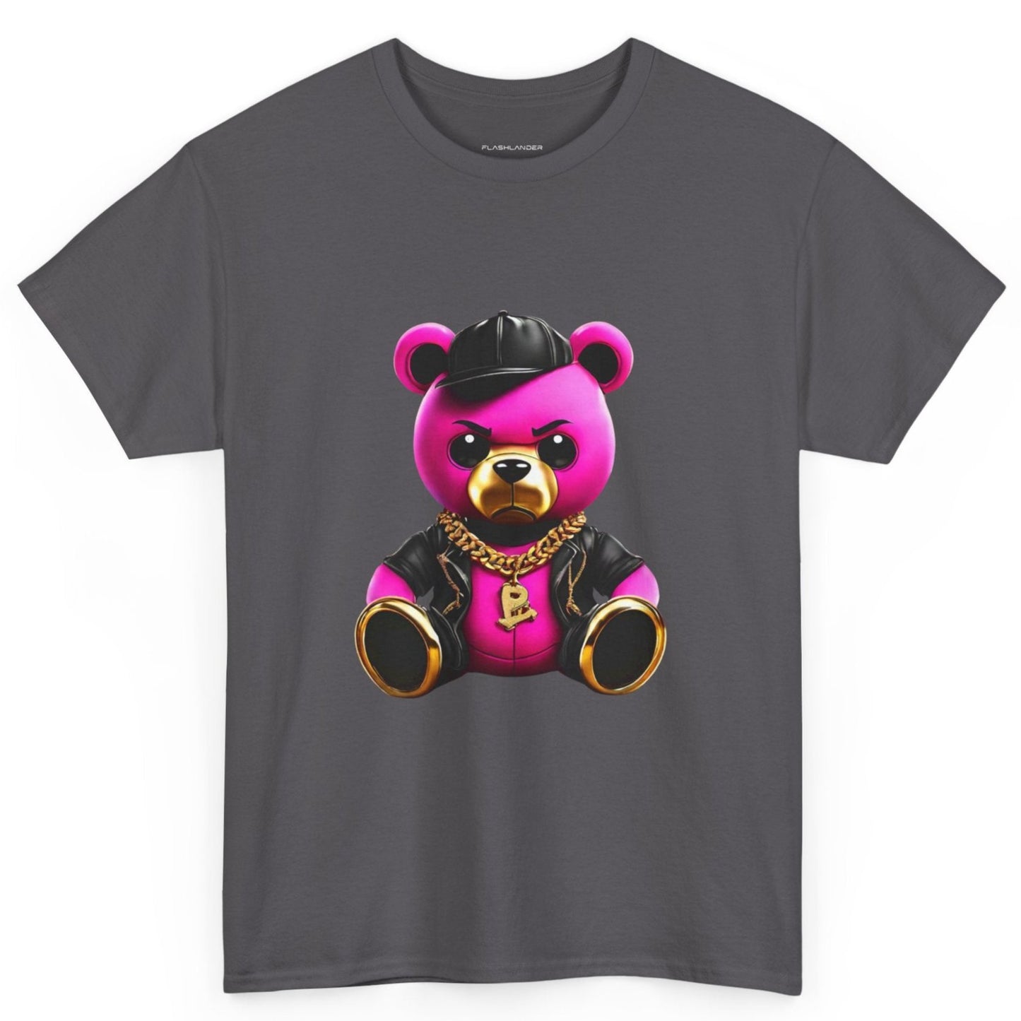 Teddy Bear Hip-Hop Fury Graphic Tee Flashlander