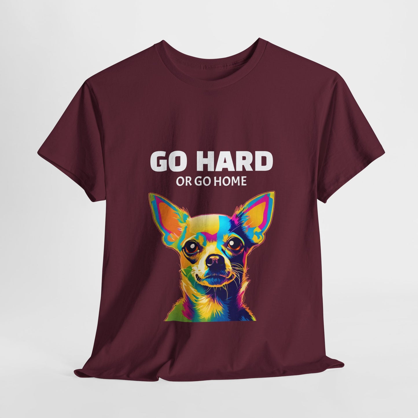 Chihuahua Dog Pop Art - Go Hard or Go Home Flashlander Gym Shirt