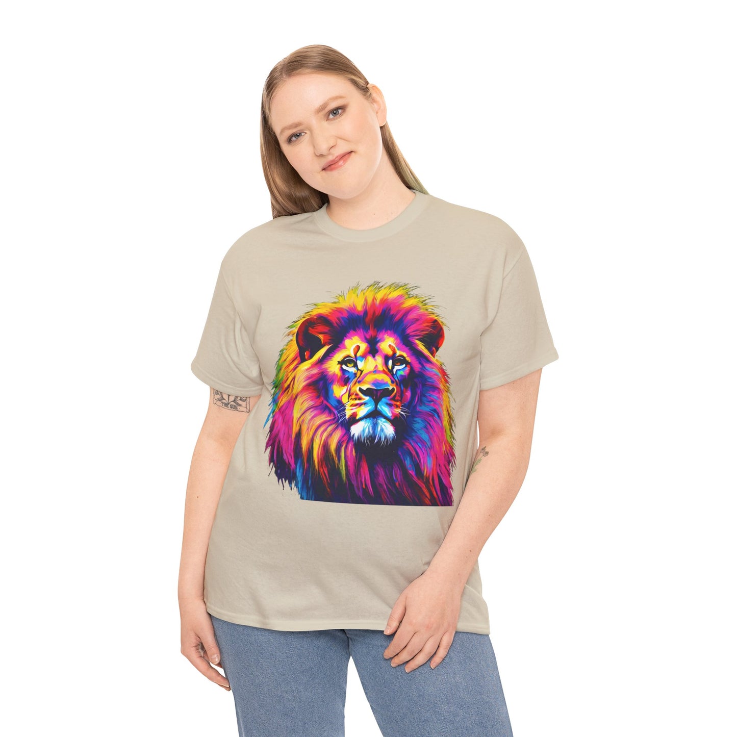 Lion Art Pop T-Shirt Flashlander