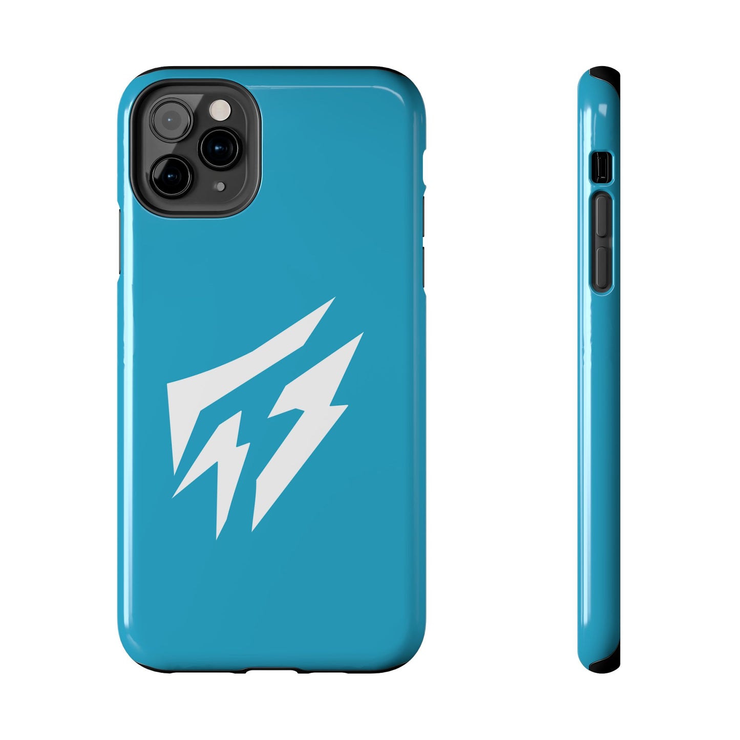 Flashlander Thunders Tough Phone Cases for all Iphone and Samsung Galaxy Blue Aqua Turquoise