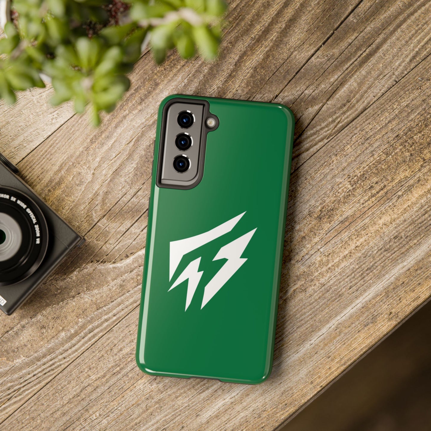 Flashlander Thunders Tough Phone Cases for all Iphone and Samsung Galaxy Dark Green