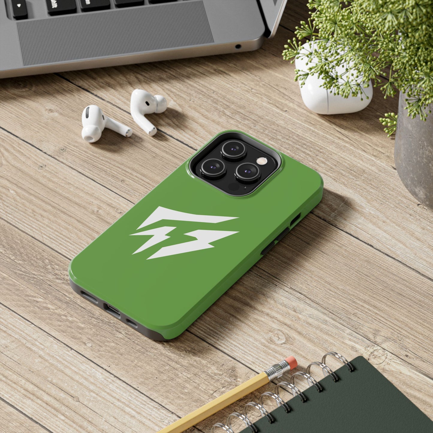 Flashlander Thunders Tough Phone Cases for all Iphone and Samsung Galaxy Green