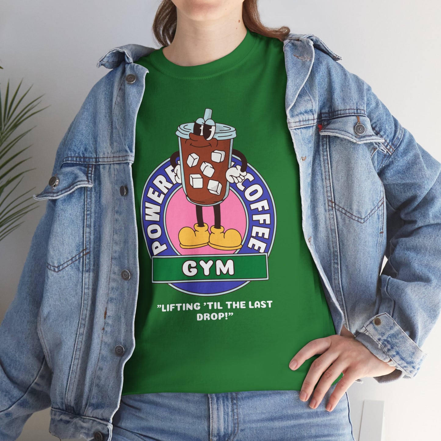 Power By Coffee Lifting 'Til The Last Drop   - Flashlander Gym Shirt