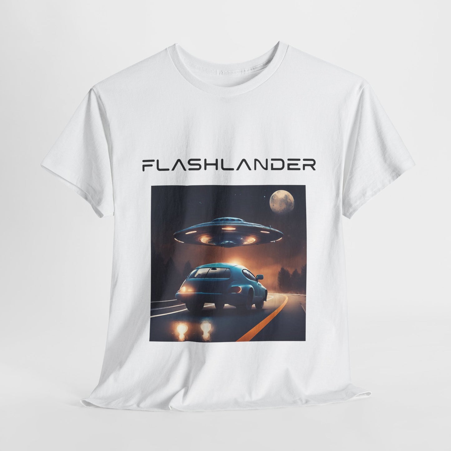 Retro UFO Alien Flashlander Gym Shirt