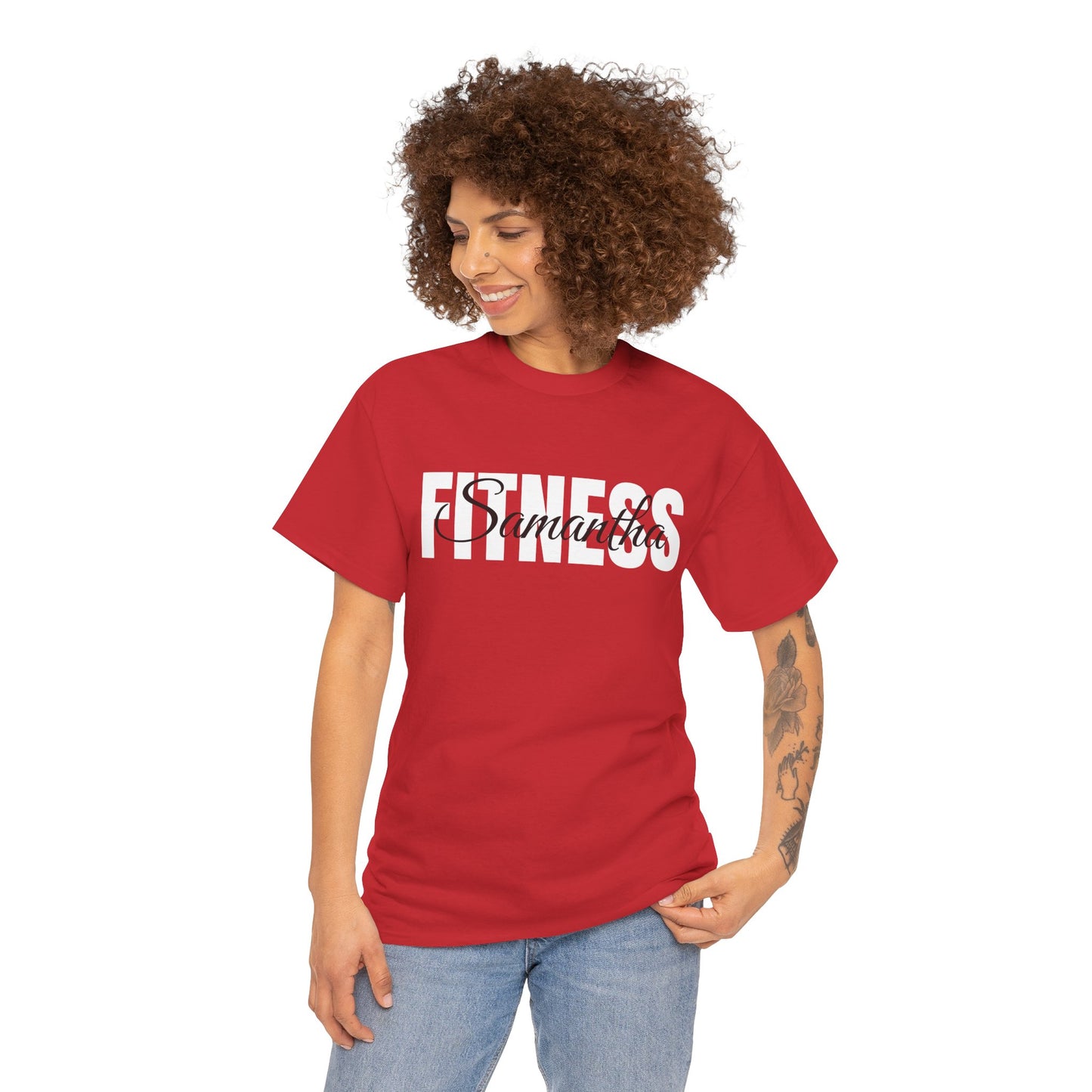 T-shirt de fitness personnalisé - T-shirt de sport Flashlander avec nom personnalisé