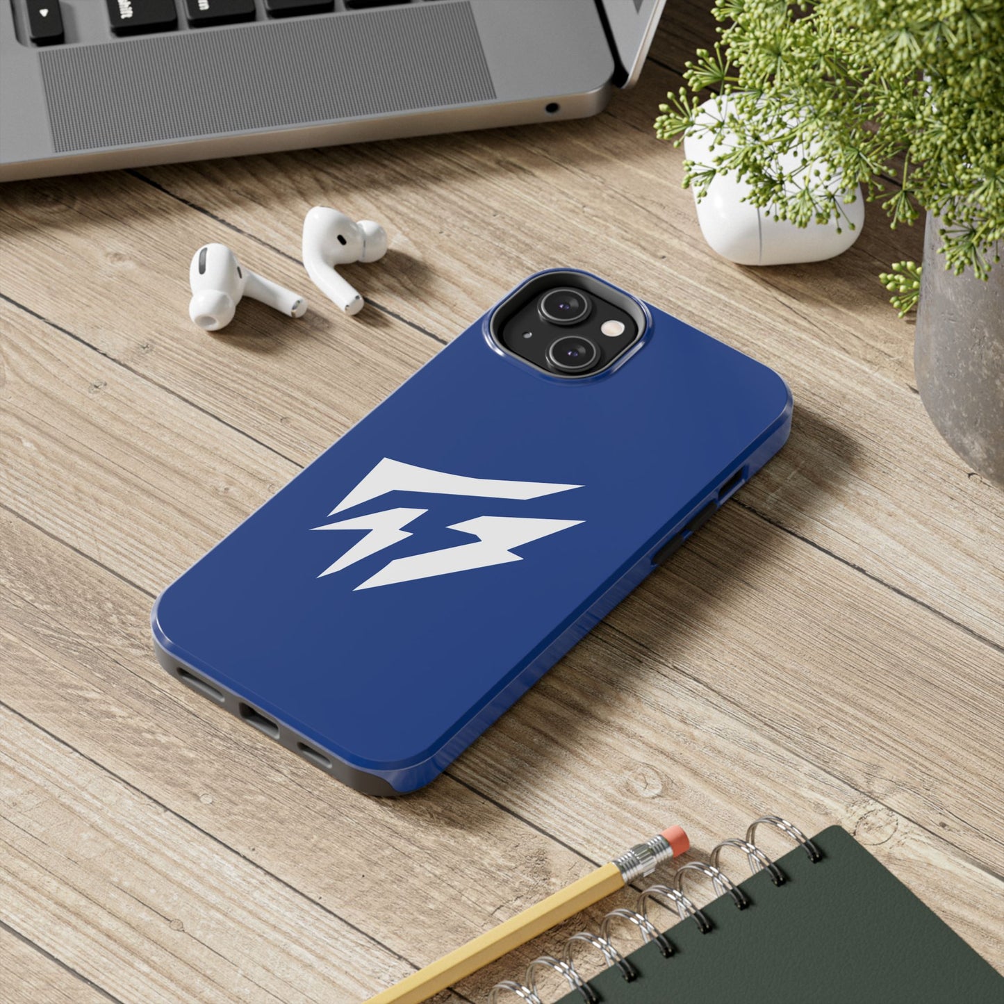 Flashlander Thunders Tough Phone Cases for all Iphone and Samsung Galaxy Dark Blue