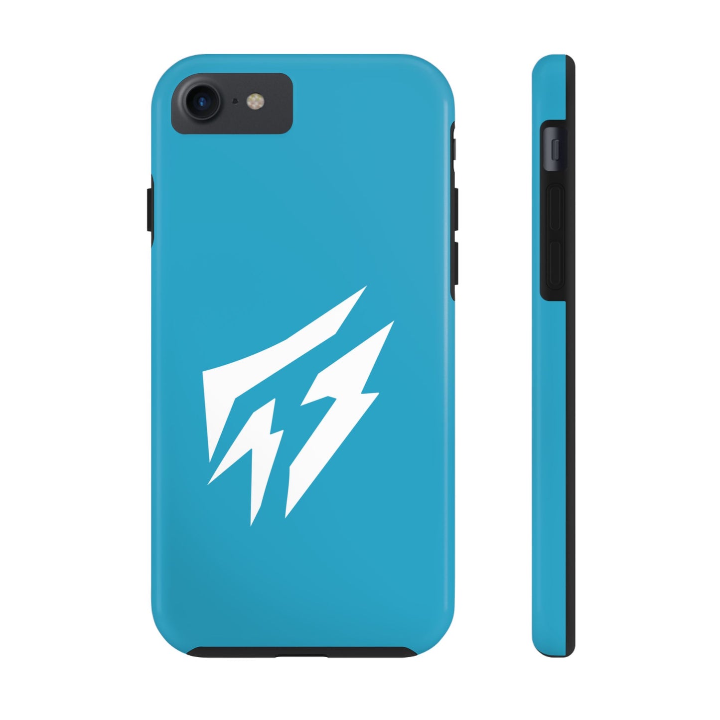 Flashlander Thunders Tough Phone Cases for all Iphone and Samsung Galaxy Blue Aqua Turquoise