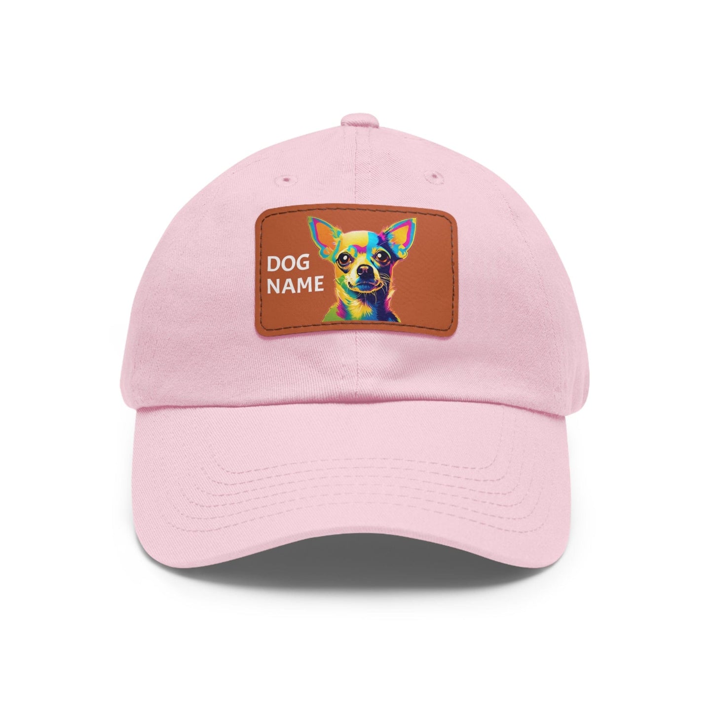 Chihuahua Dog Hat Sportswear Cap Chihuahua Cap Chihuahua Hat Chihuahua Dog Cap Pop Art Hat Dad Hat with Patch (Rectangle) Baseball Cap Custom Hat Flashlander