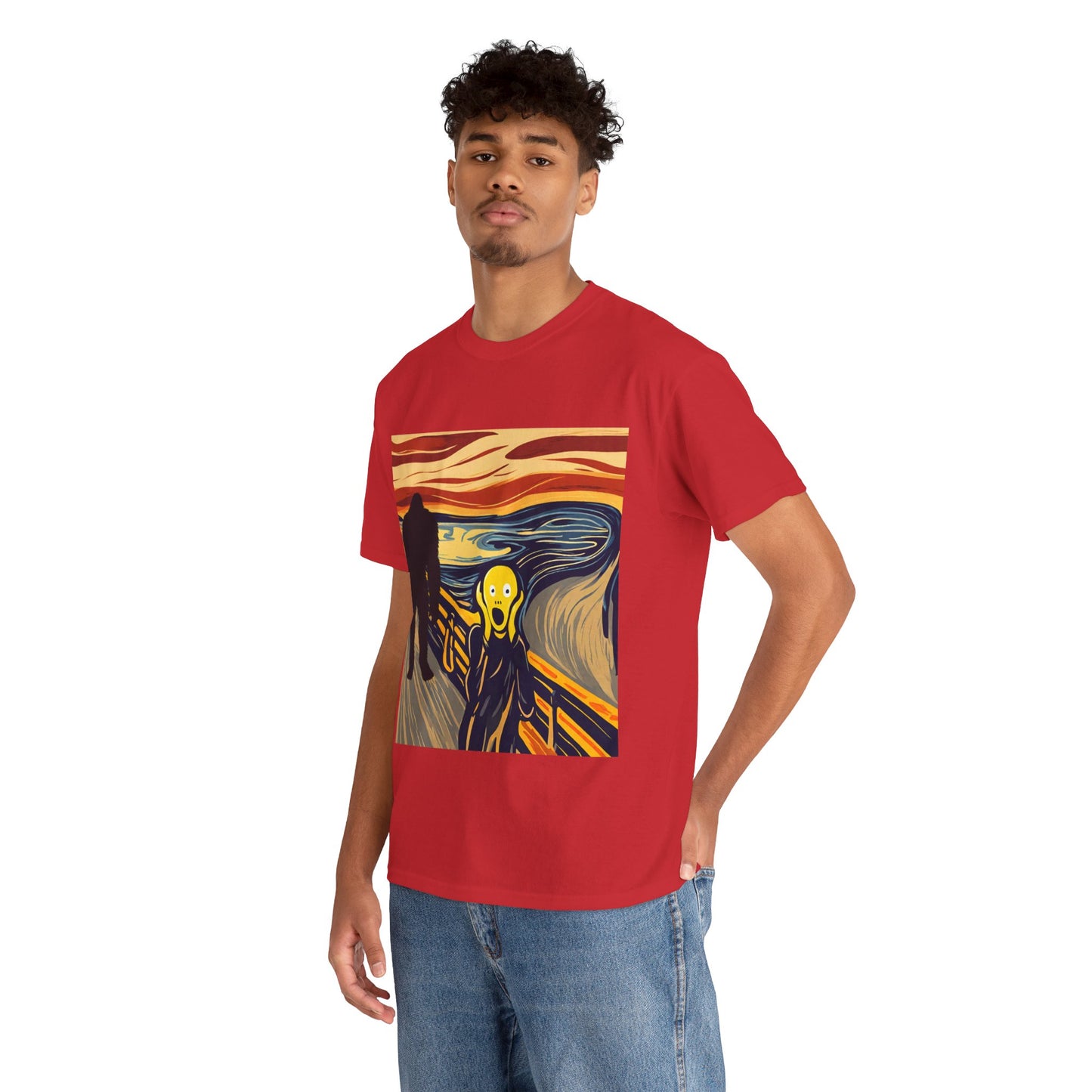 The Scream Meets Bigfoot A Startling Encounter - Flashlander Gym Shirt