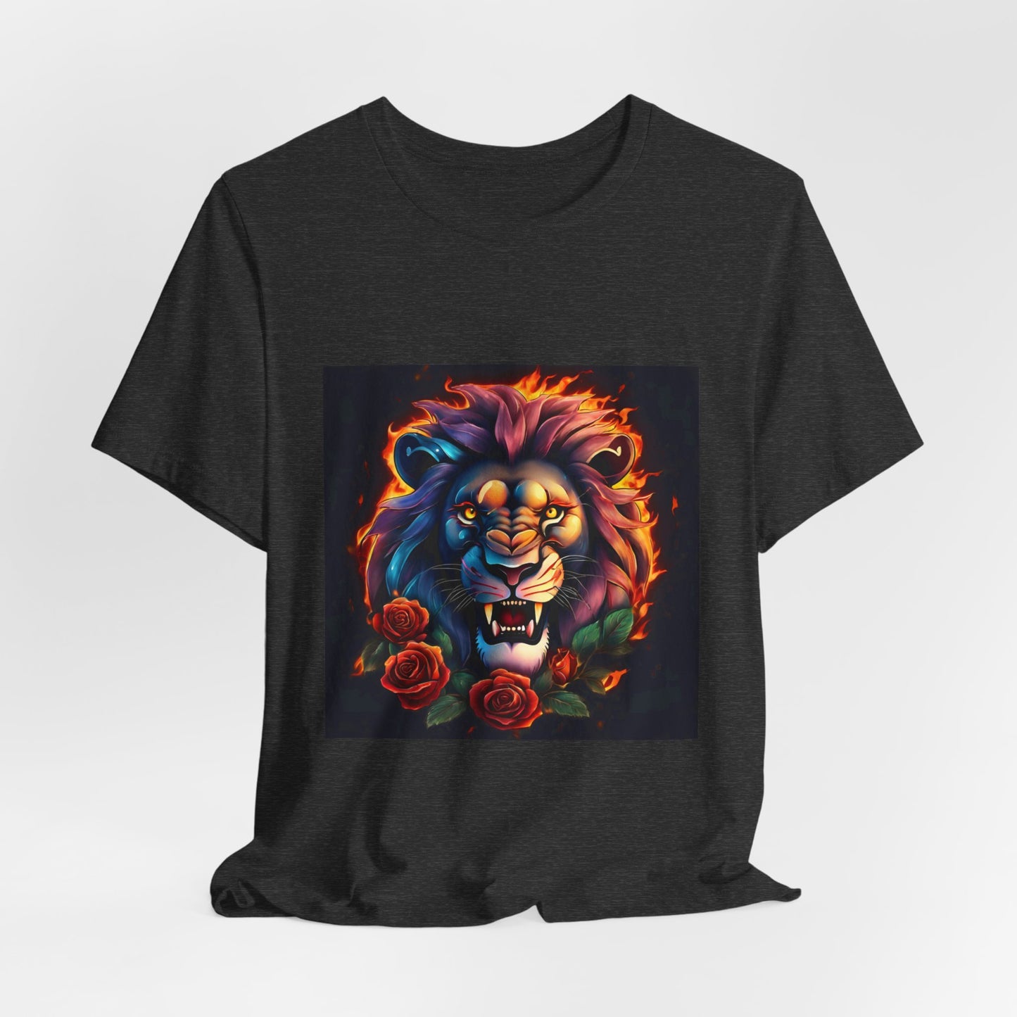 Brave Lion Flames Flashlander Gym Shirt