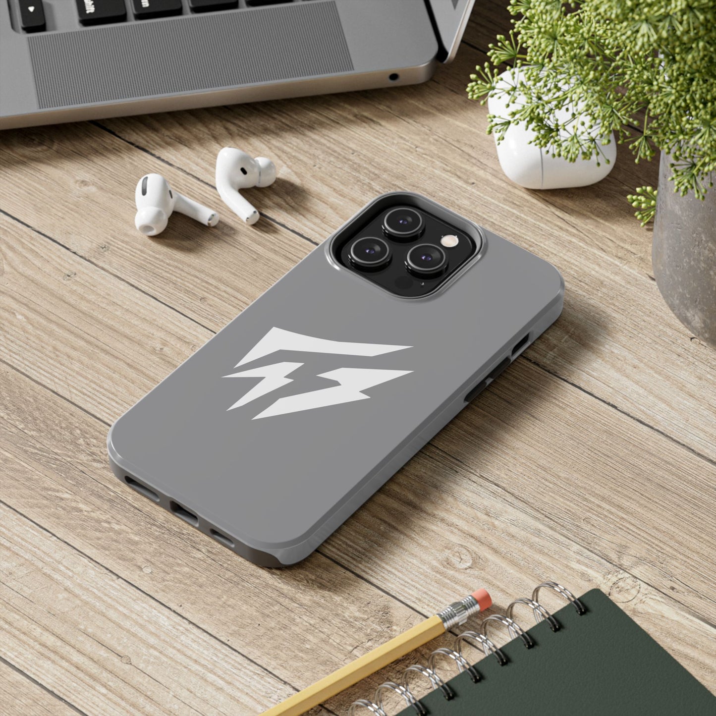 Flashlander Thunders Tough Phone Cases for all Iphone and Samsung Galaxy Grey