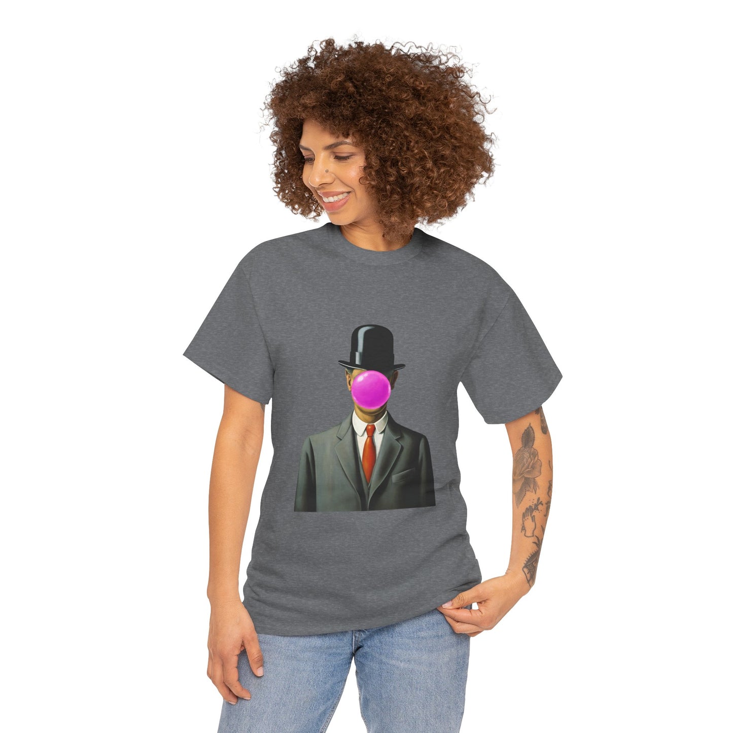 The Son Of Man with Pink Bubblegum - Flashlander Gym Shirt