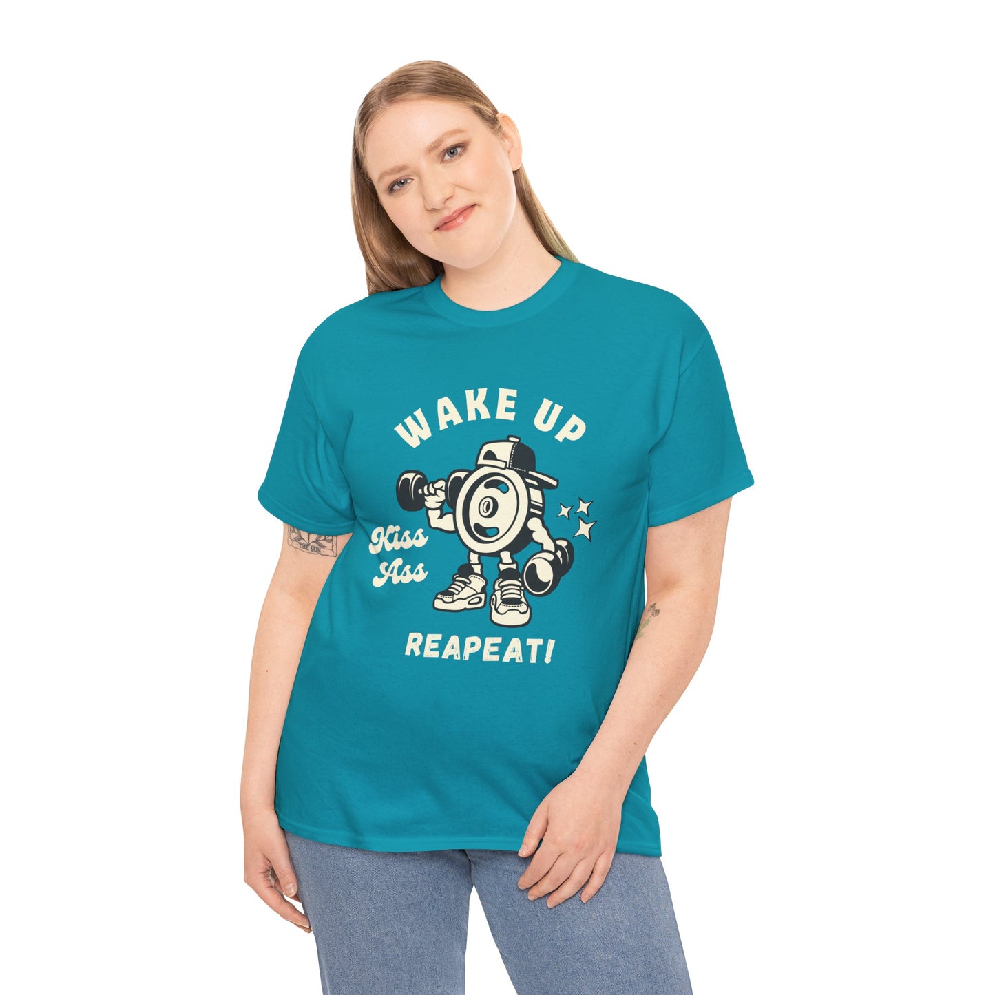 Wake Up Kiss Ass Reapeat - Flashlander Gym Shirt