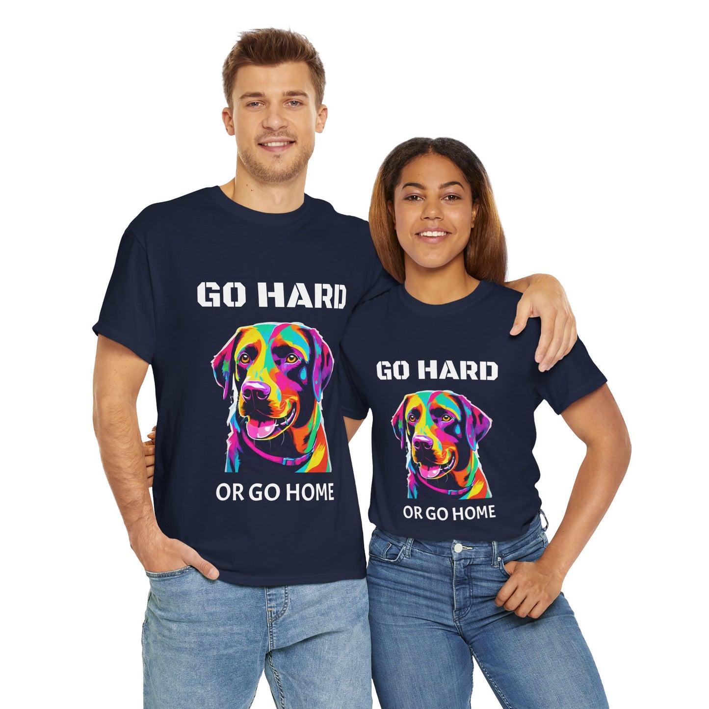 Labrador Retriever Dog Pop Art  - Go Hard Or Go Home Flashlander Gym Shirt