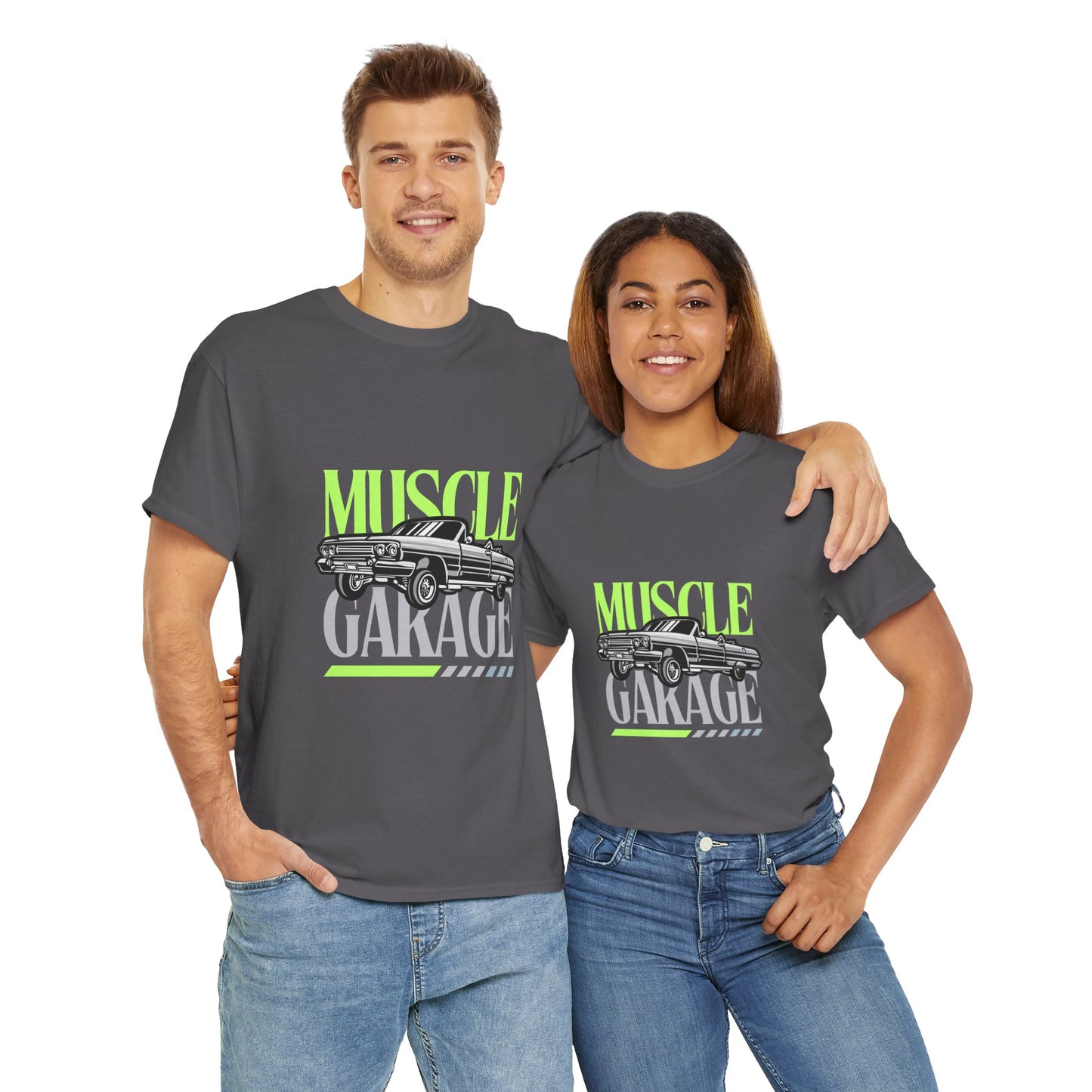 Garage de voitures vintage Muscle - T-shirt de sport Flashlander