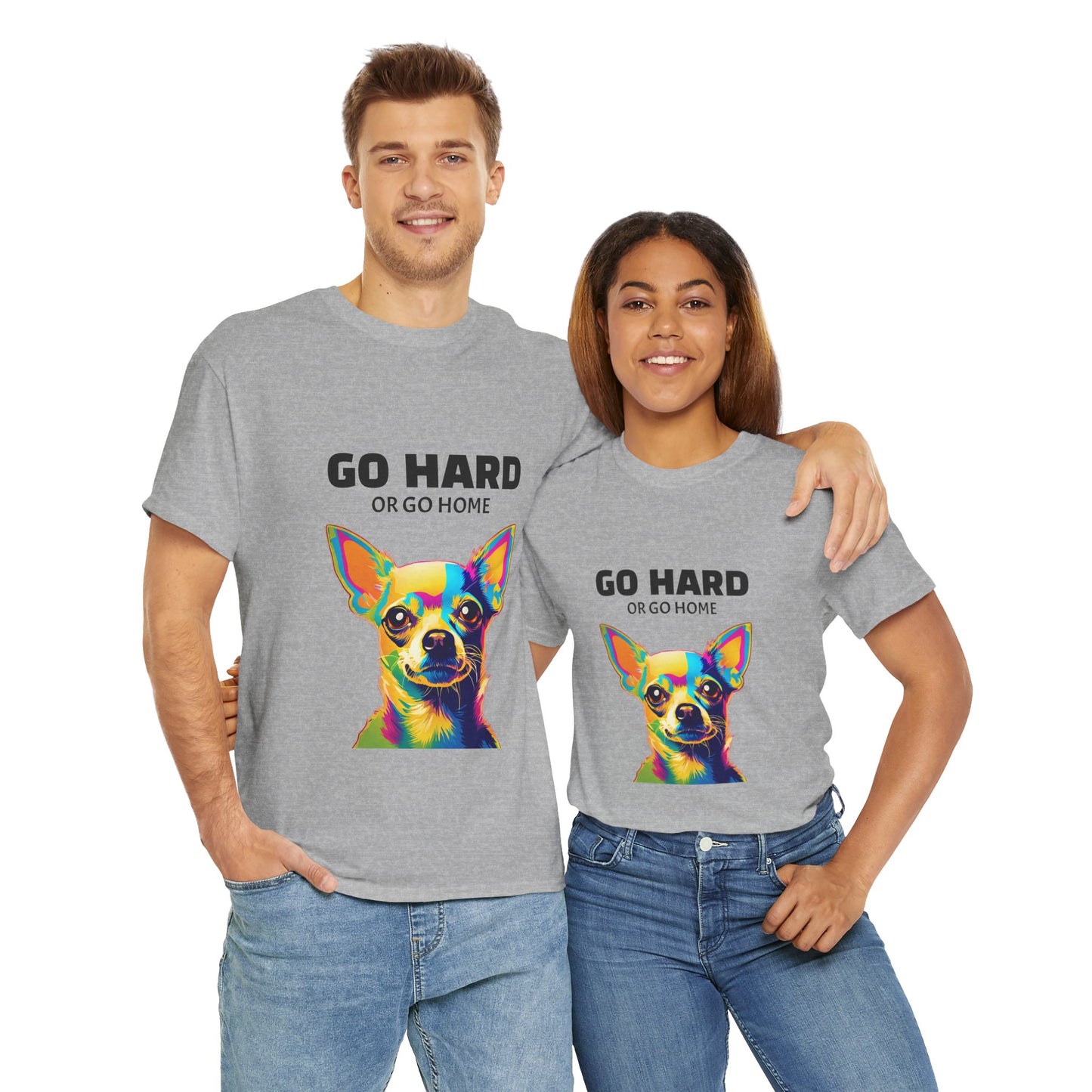 Chihuahua Dog Pop Art - Go Hard or Go Home Flashlander Gym Shirt