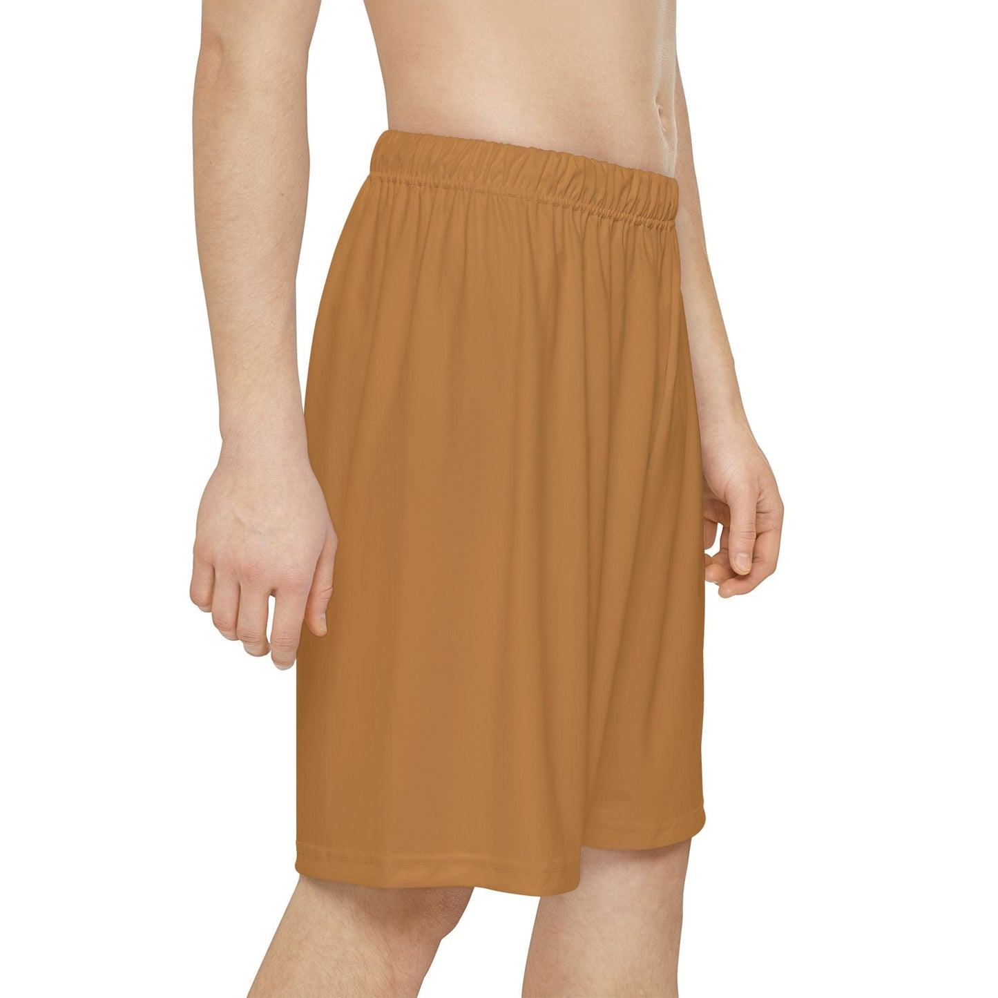 Flashlander ALG Performance Men’s Sports Shorts (AOP) Light Brown B