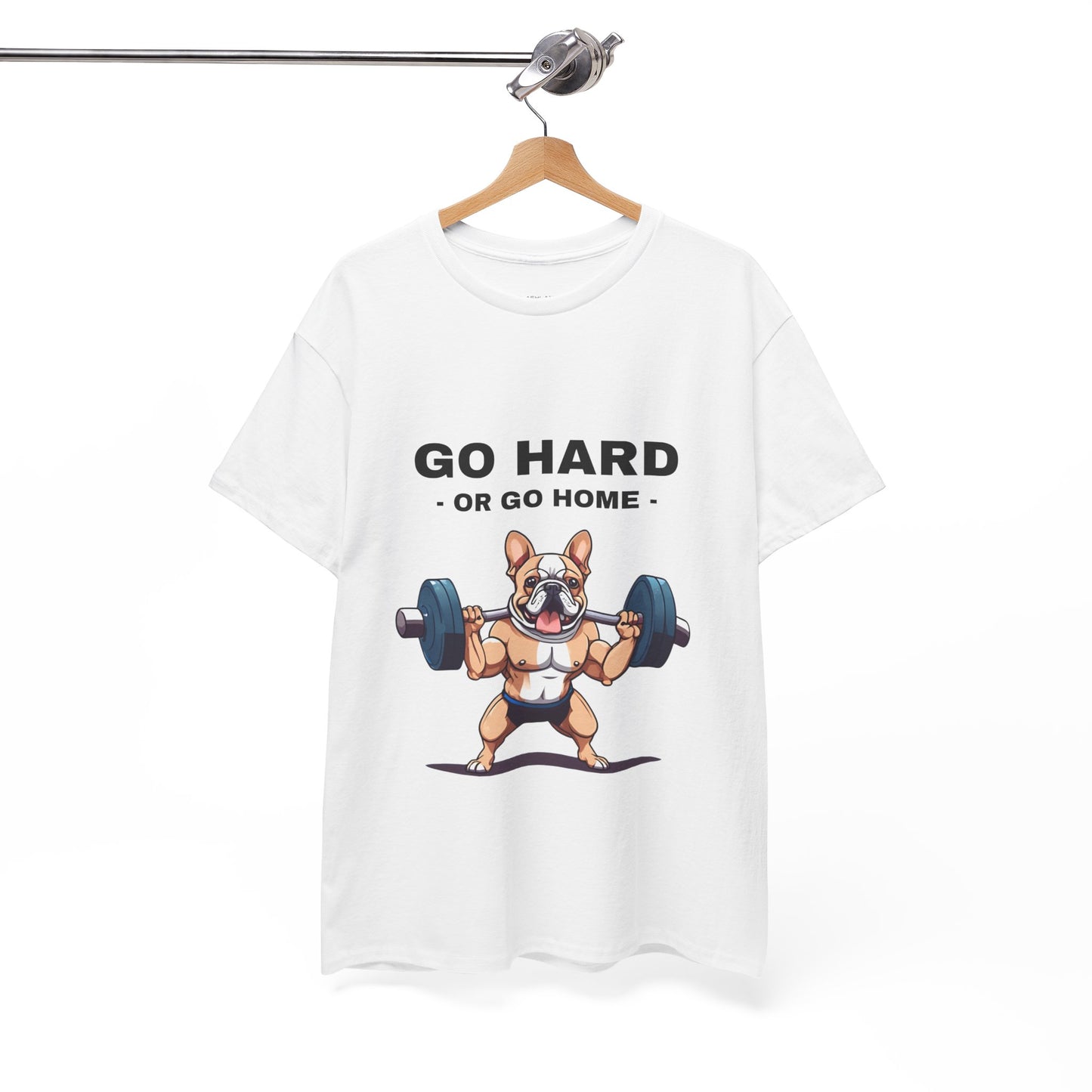 Muscular French Bulldog Dog Bodybuilding  - Flashlander Gym Shirt