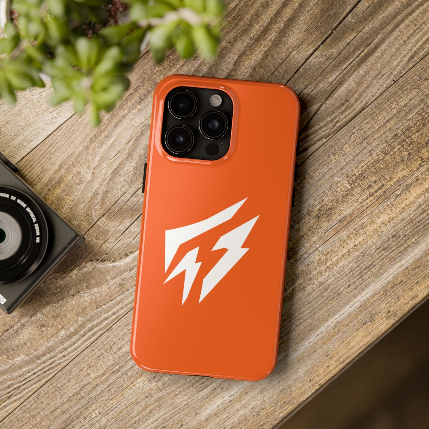 Flashlander Thunders Tough Phone Cases for all Iphone and Samsung Galaxy Orange