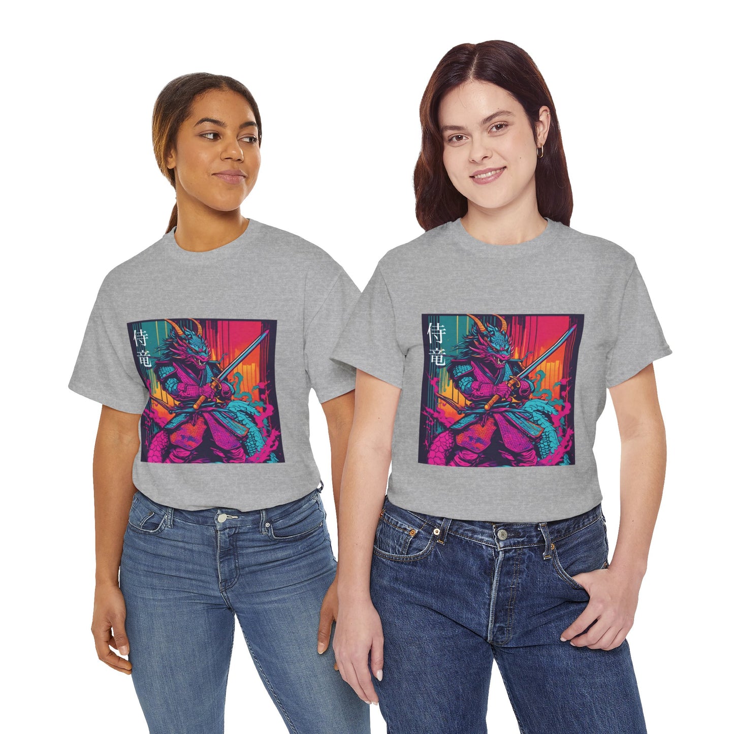 Dragon Samurai Pop Art - Flashlander Gym Shirt