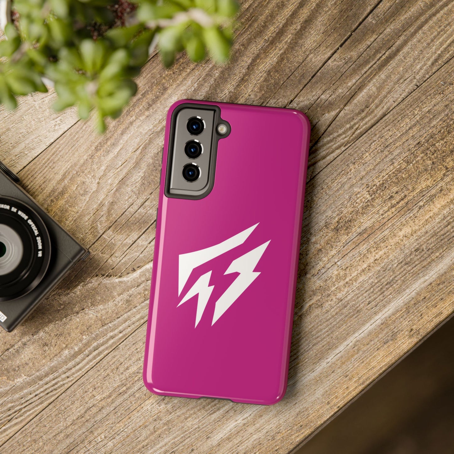 Flashlander Thunders Tough Phone Cases for all Iphone and Samsung Galaxy Dark Pink