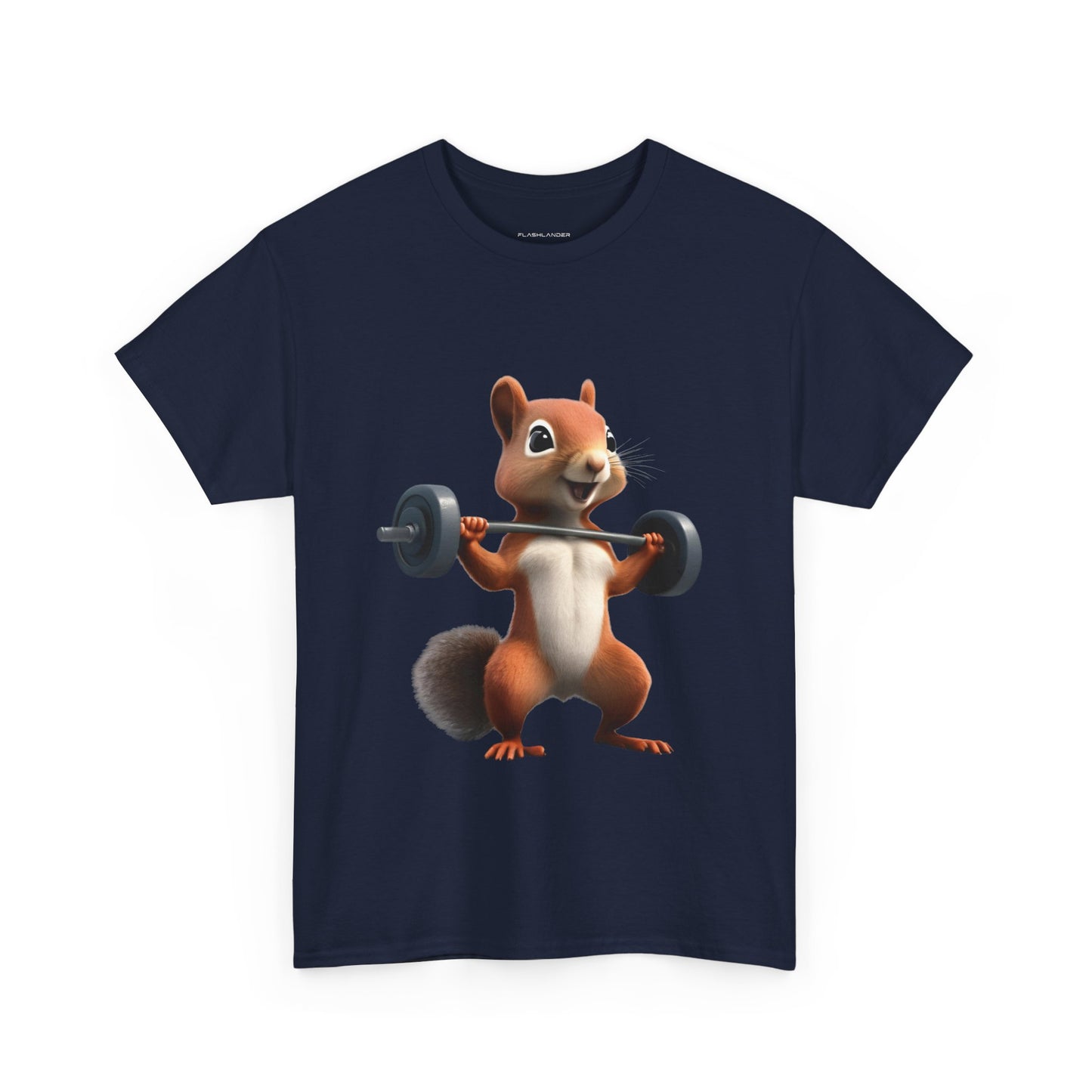 Squirrel Weightlifting Vintage Gym Shirt - Flashlander Graphic Tee